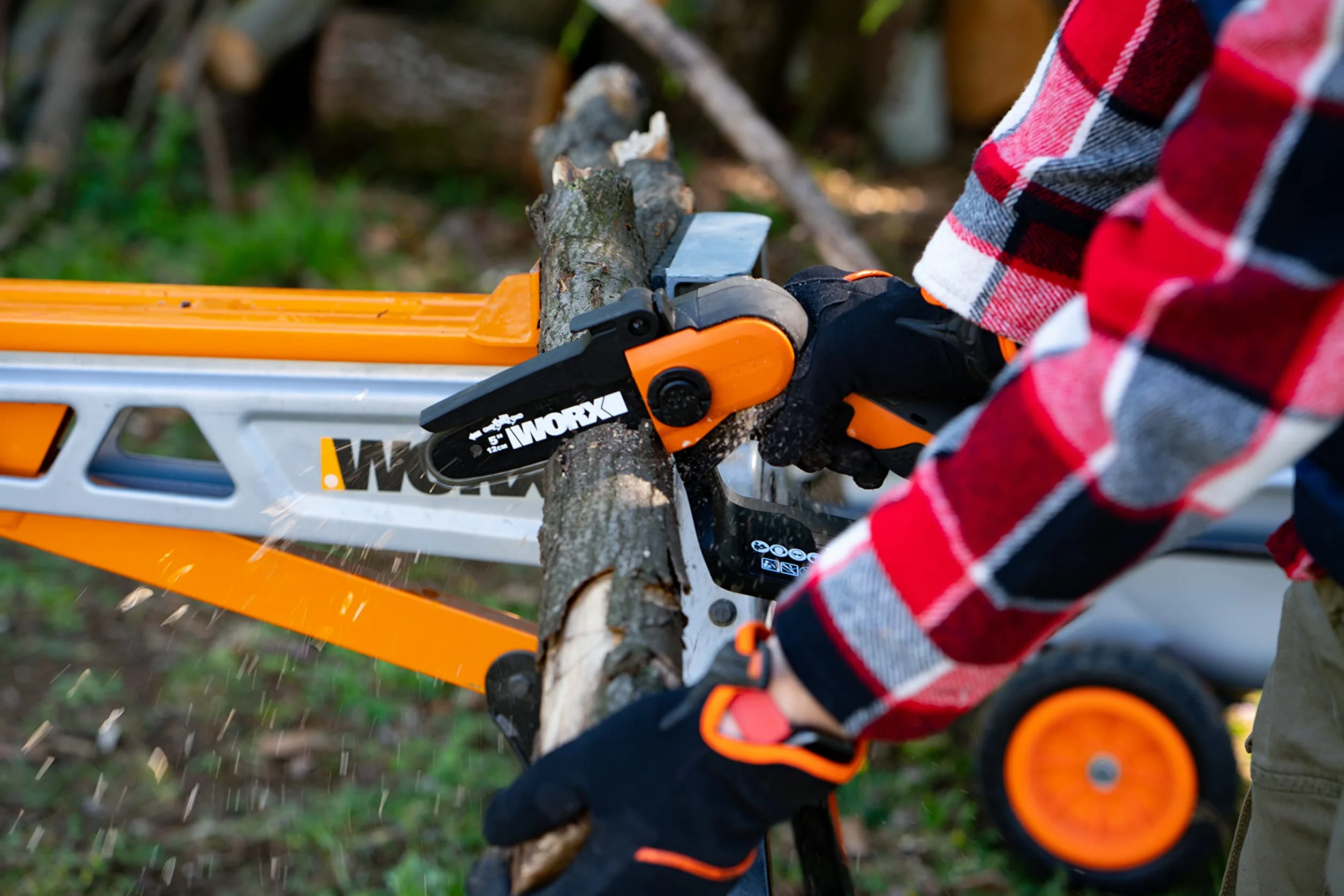 Worx Piła Łańcuchowa, Czarny/Pomarańczowy, 20 V