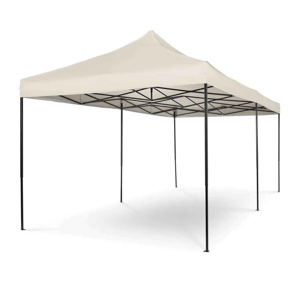 All Seasons Gazebos 3x6 w pełni wodoodporny rozkładany pawilon z akcesoriami - kremowy