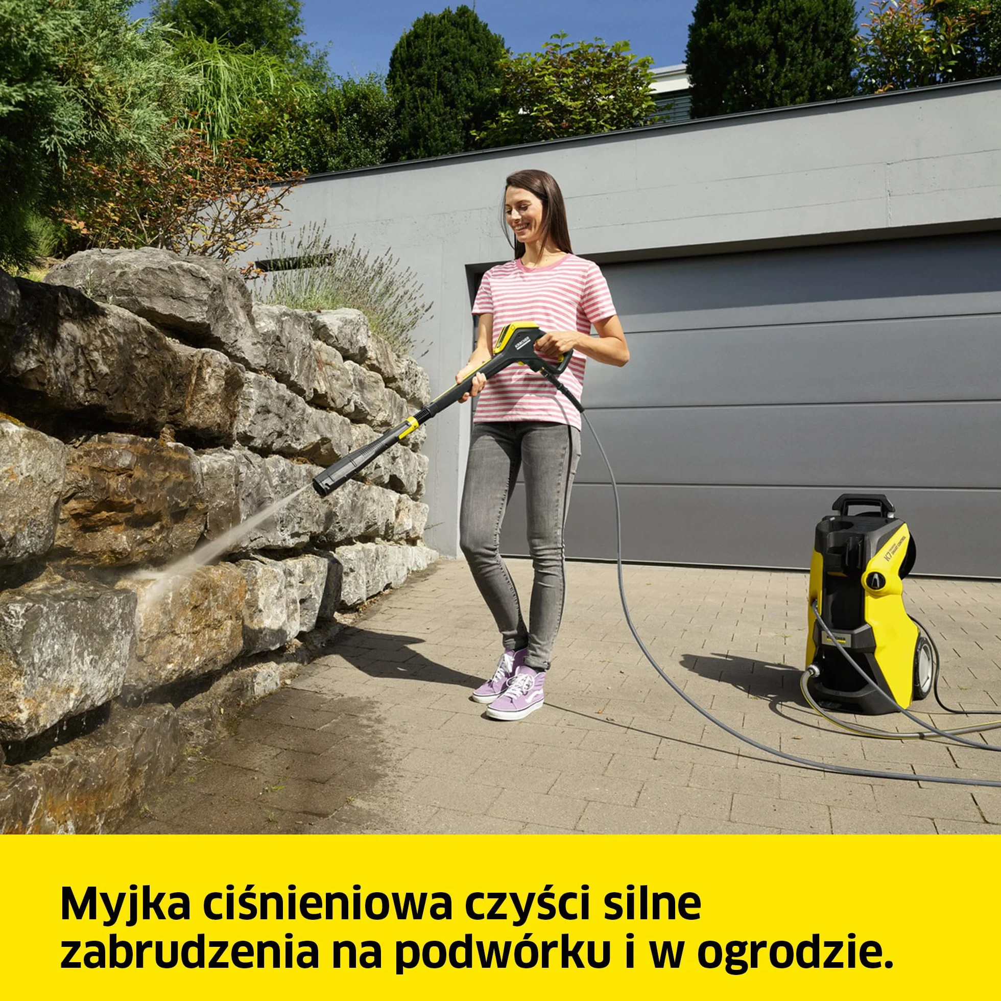 Kärcher Myjka ciśnieniowa K 7 Premium Smart Control Flex, ciśnienie: maks. 180 bar, przepływ: 600 l/h, powierzchnia: 60 m²/h, filtr wody, waga: 17,9 kg, wąż ciśnieniowy Flex, dysza Multi Jet