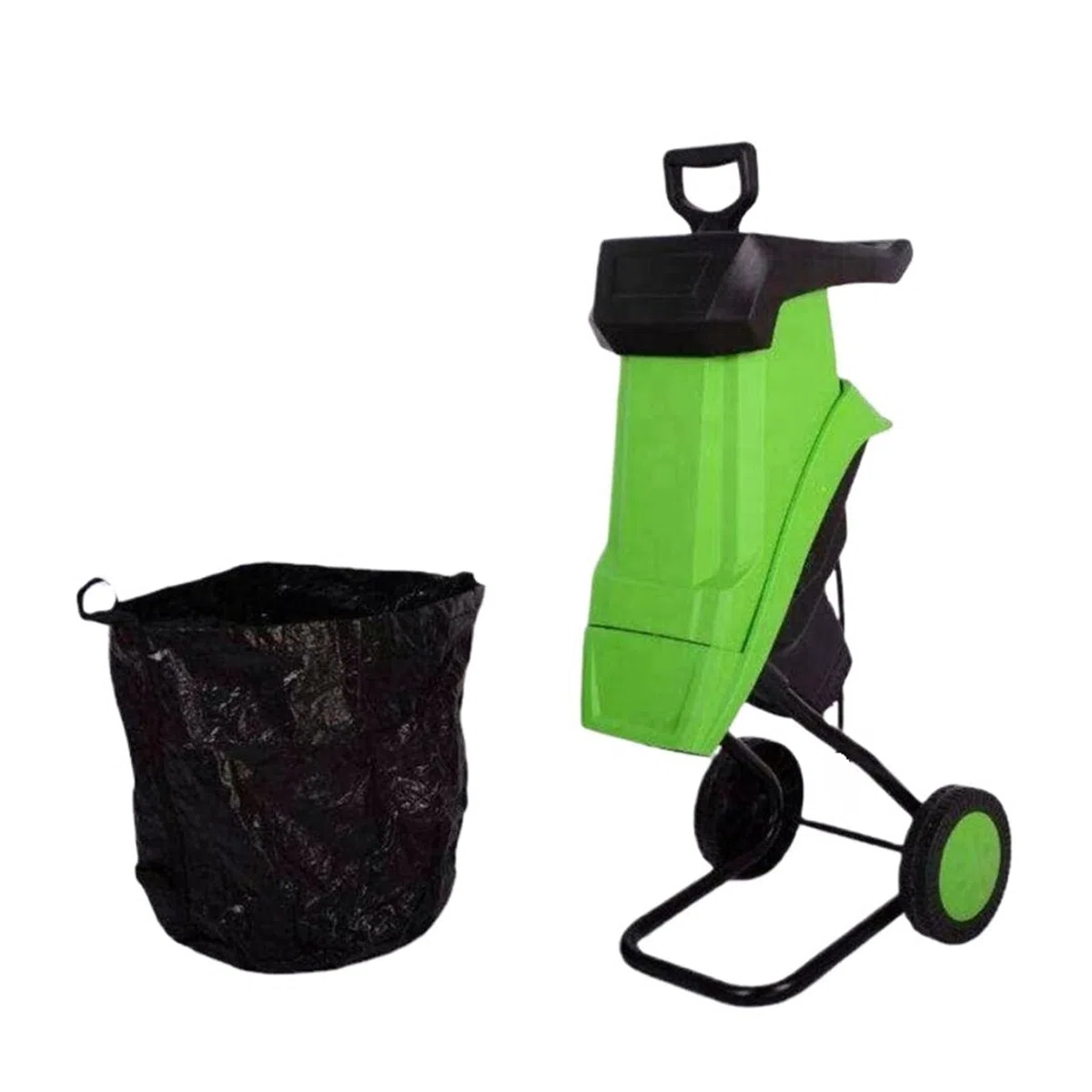Silnik Uzwojenia Serii 2500W Rozdrabniacz Do Rębaków O Maksymalnej Średnicy 40 Mm, Gałęzi 50L Worek Na Śmieci Ogrodowe Mocne Kruszenie, Niski Poziom HałAsu