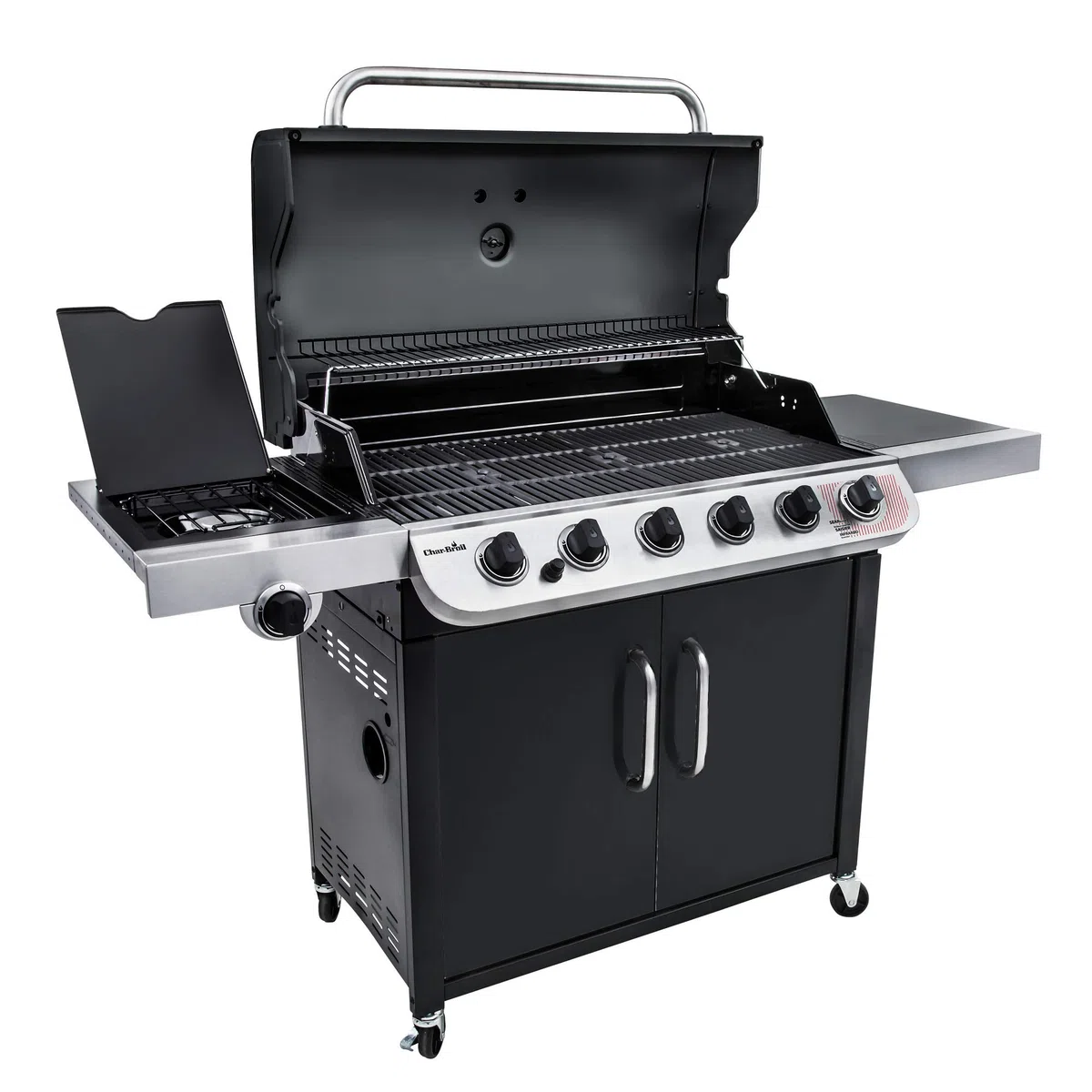 Char-Broil Seria Convective 640 B XL - grill gazowy z 6 palnikami, czarne wykończenie