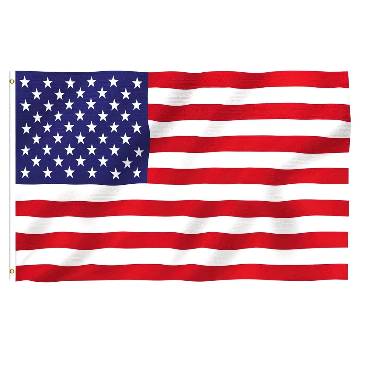 Flaga amerykańska • Flaga USA klasy premium, 90 x 150 cm, z mosiężnymi oczkami, do użytku wewnątrz i na zewnątrz, odporna na warunki atmosferyczne i 100% poliester – idealna dla wszystkich miłośników