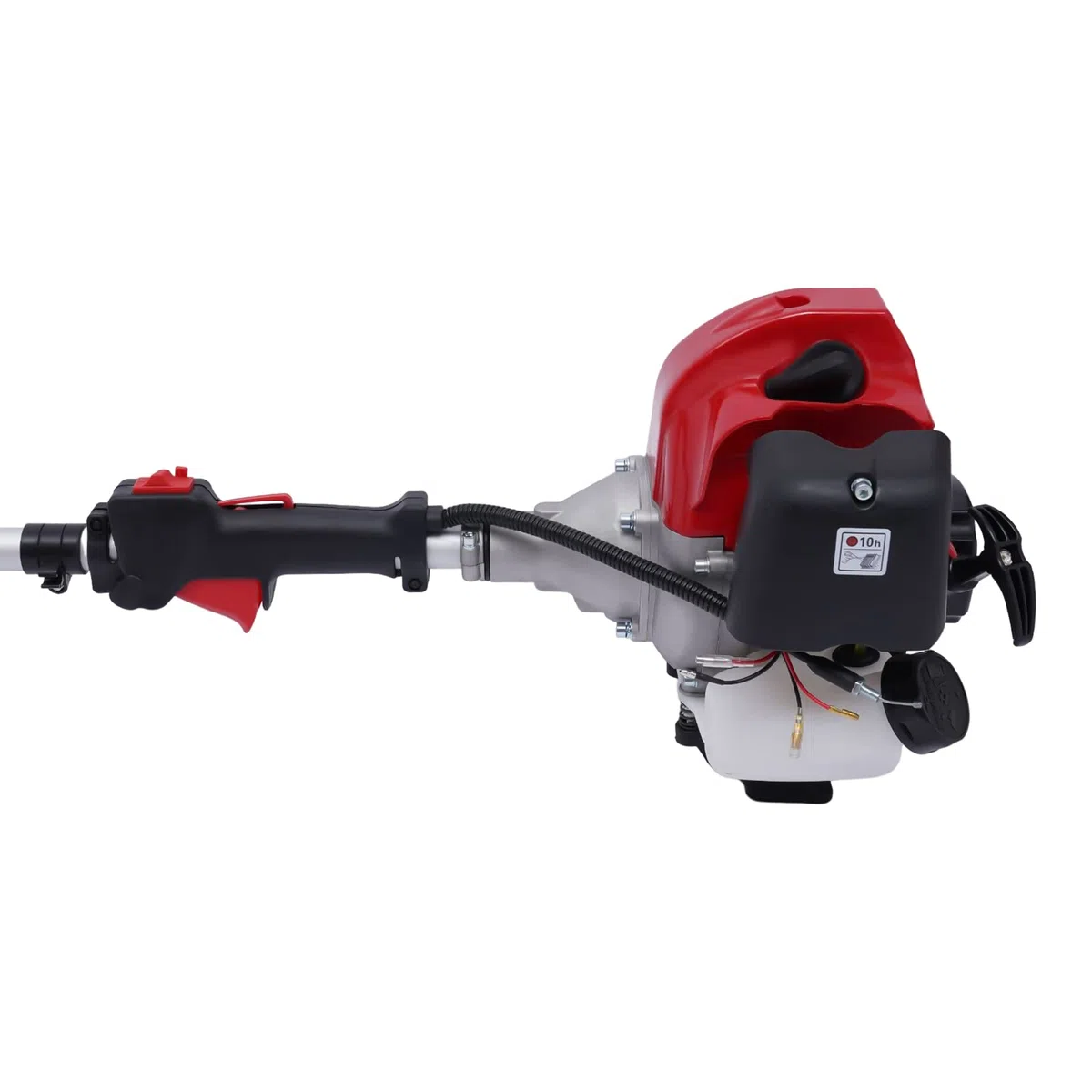 Benzynowe nożyce do żywopłotu, dwusuwowe, podkaszarka spalinowa z High Pruning Shear i High Branch Saw, 4 podkaszarki do trawy