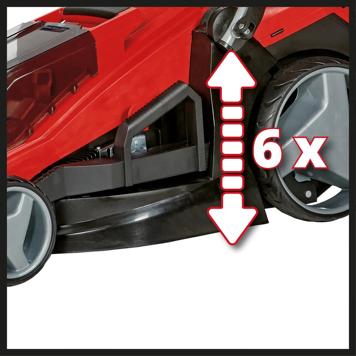 Einhell Akumulatorowa kosiarka GE-CM 36/43 Li M Power X-Change (Li-Ion, 36V, technologia TWIN-PACK, Highwheeler, w tym akumulator 2 x 4.0 Ah PXC i 2 x szybka ładowarka)