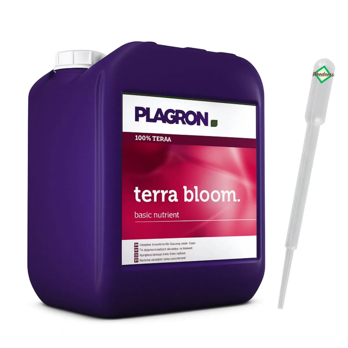 Weedness Plagron Terra Bloom 5 litrów – uprawa do wnętrz, nawóz organiczny biologiczny w płynie, ogórki, pomidory