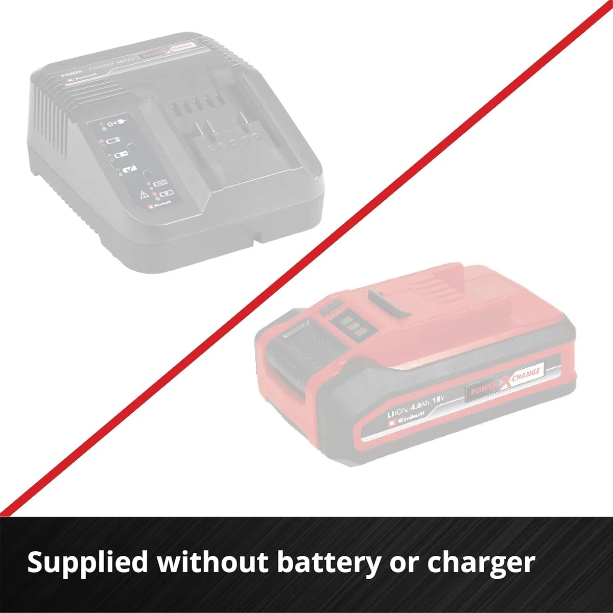 Einhell Profesjonalne sekatory akumulatorowe GP-LS 18/28 Li BL-Solo Power X-Change (18 V, regulowana wydajność cięcia, maks. grubość gałęzi 28 mm, ostrza obejściowe, klips do paska, bez baterii) | PXC | 18 V | regulowana pojemność cięcia | grubość gałęzi
