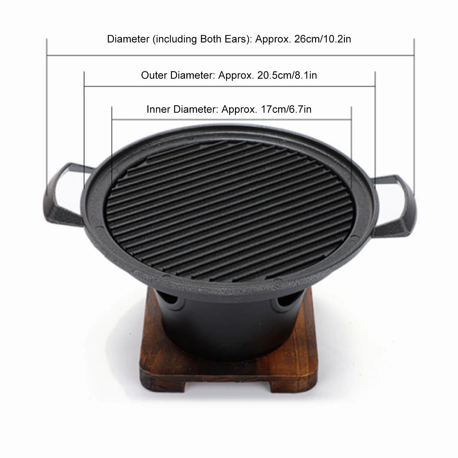 Przenośny grill na węgiel drzewny mini bezdymny wewnętrzny grill stołowy grill na domowy piknik i kemping - kompaktowy sprzęt do gotowania na zewnątrz