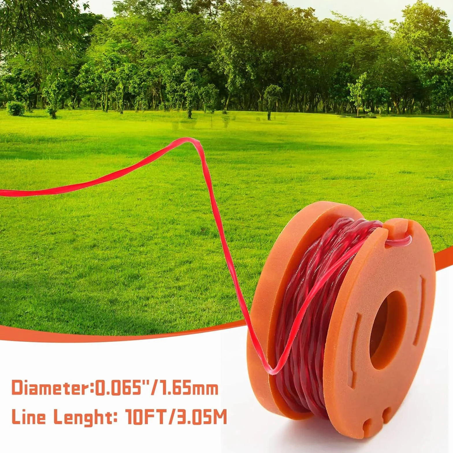 12 sztuk 0,2 cm 3 m WA0010 WA0004 zapasowy trymer szpuli szpuli, żyłka do przycinania strun do chwastów kompatybilna z Worx WG150 WG151 WG154 WG160 WG163 WG175 WG180