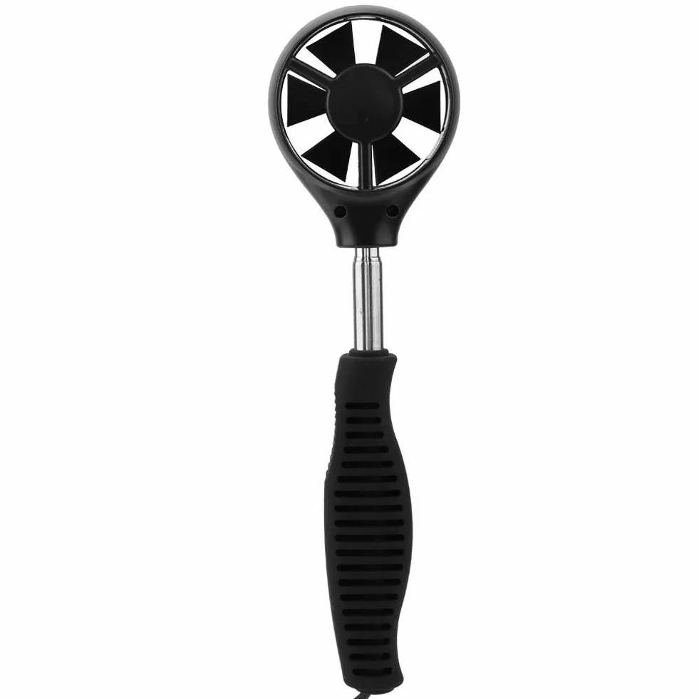 GT8907 Wysoko precyzyjny USB Anemometr Prędkość wiatru / Temperatura/wilgotnościomierz cyfrowy termometr wiatrowy