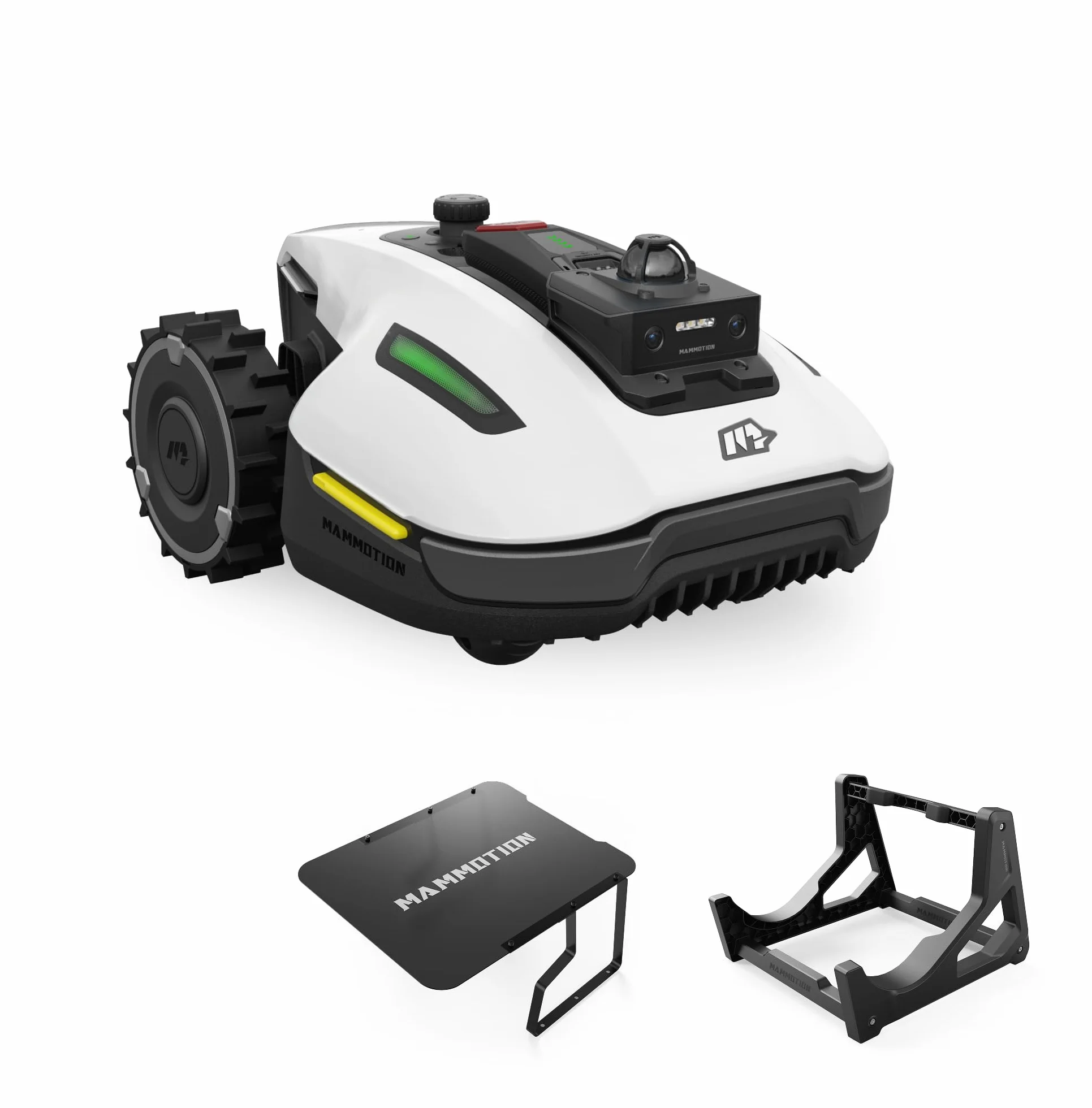 MAMMOTION YUKA mini 2 1000 Robot Koszący bez Kabla Ograniczającego, 1000 m², Nawigacja 360° LiDAR + Kamera AI, Wykrywanie 300 Przeszkód, DropMow
