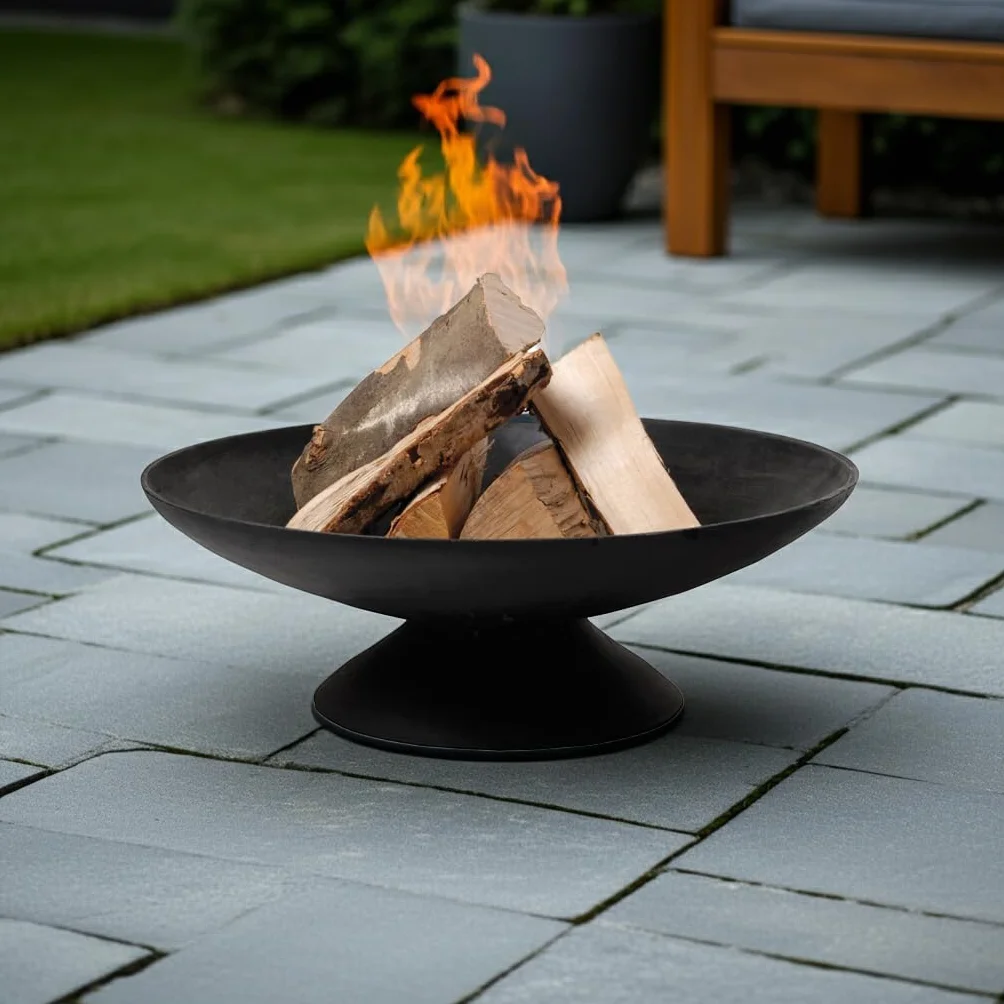 Jet-Line Palenisko | Indio | ogród | grill | 60 cm | design | do użytku na zewnątrz | metal | palenisko | wysokość 21 cm | ogień ogrodowy | ogień na taras | miska grillowa | pojemnik na ognisko | do