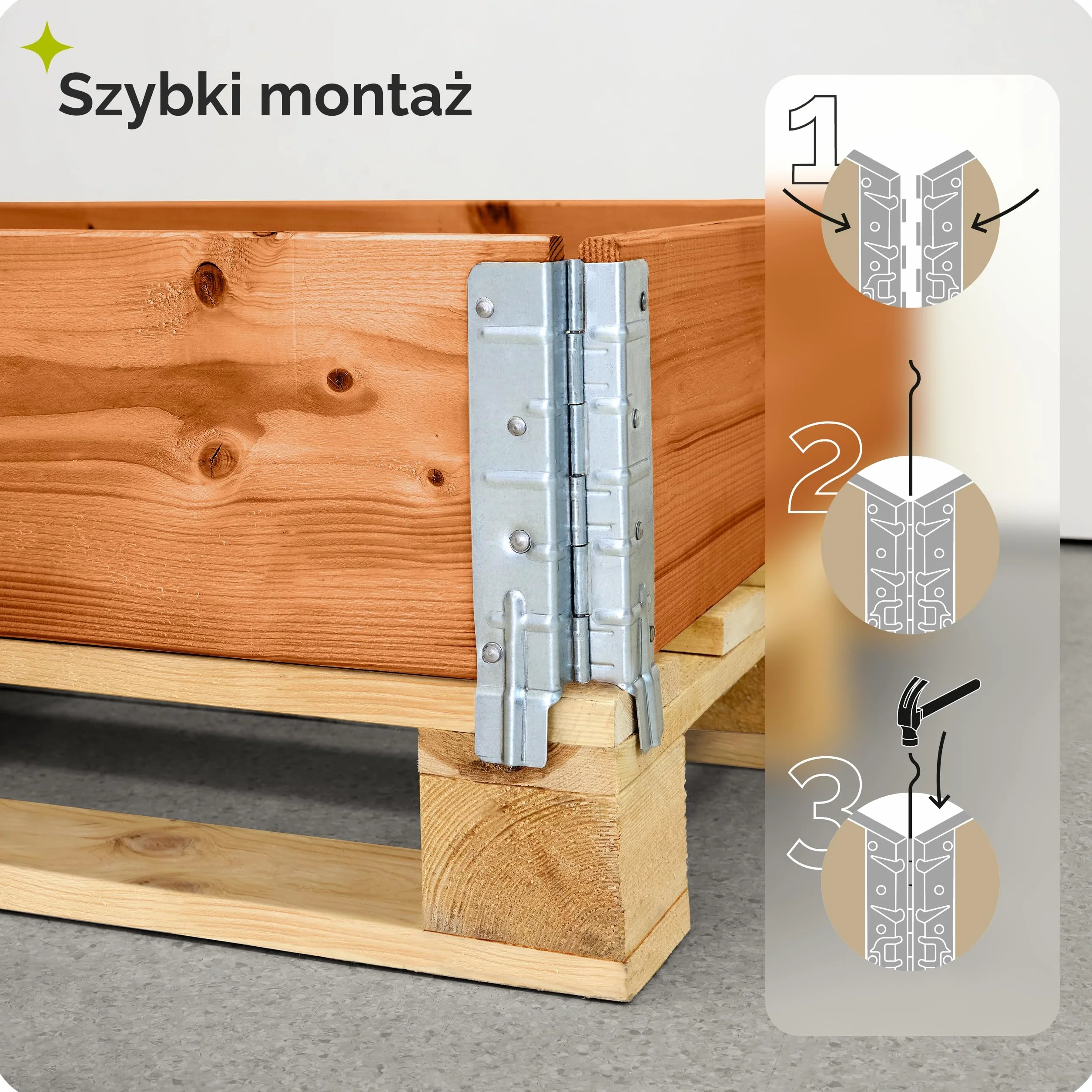 Garronda Podwyższona grządka Nadstawka paletowa Warzywniak 3 Sztuki Skrzynia na warzywa 120x80x20 cm Brązowy GD-0075