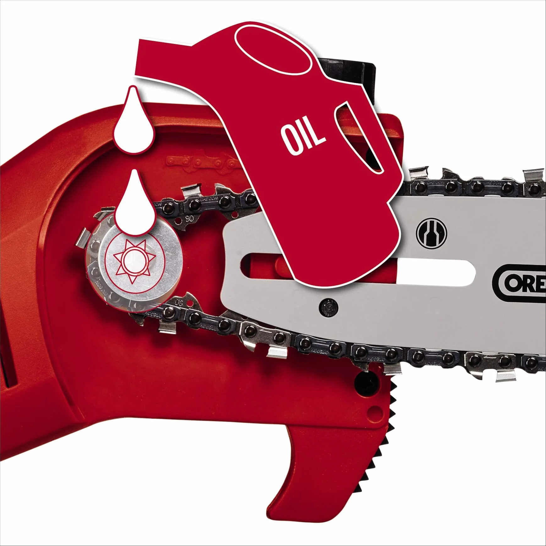 Einhell Gc-Lc 18/20 Li T-Solo Piła, Czerwony/Czarny, ‎202,5 x 20 x 8 cm; 3,35 kg