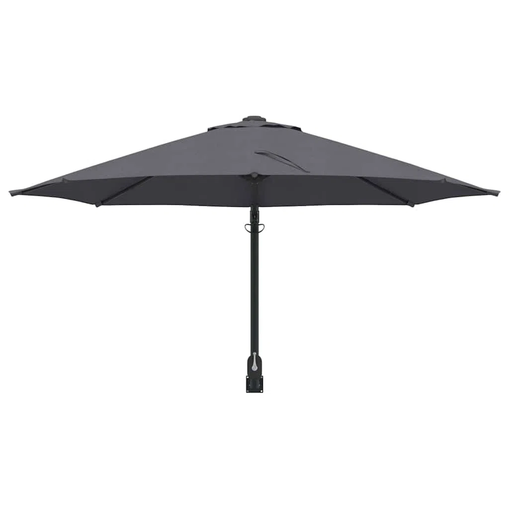 Parasol ogrodowy, piaskowy x poliester i stal, z funkcją przechylania, ochrona przed wiatrem, markiza boczna wysuwana, na taras, ochrona prywatności, balkon, ochrona przed słońcem, trwały