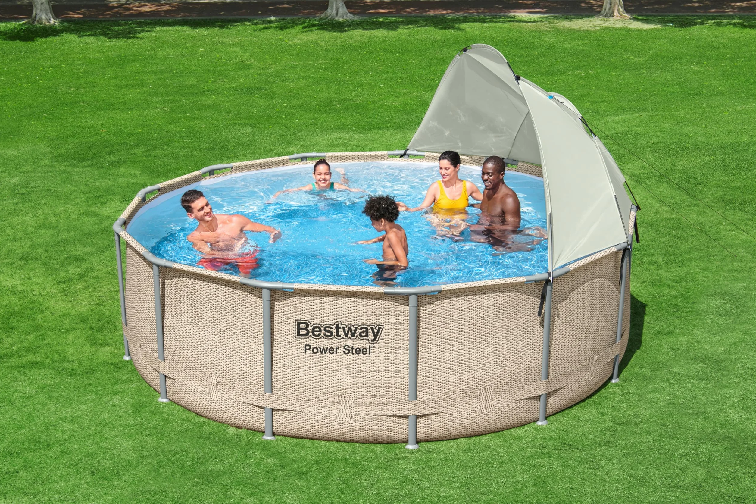 Bestway | Daszek przeciwsłoneczny nad ziemią 3,05-5,49 m