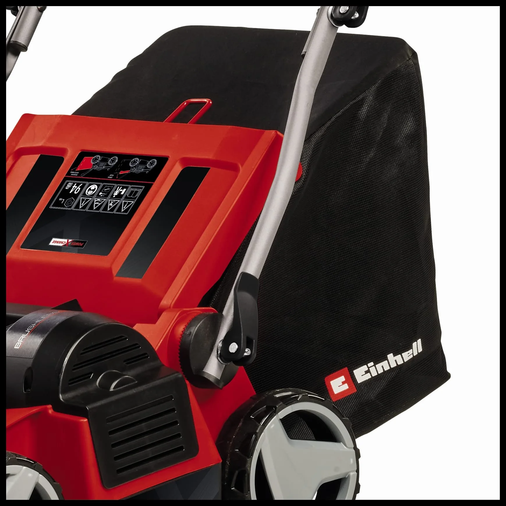 Einhell Ak. wertykulator-napowietrzacz GE-SA 36/35 Li-Solo Power X-Change (Li-Ion, 36 V, silnik bezszcz., wałek nożowy 35 cm, worek 28 l, reg. głęb. rob., bez akumulatora i ładowarki)