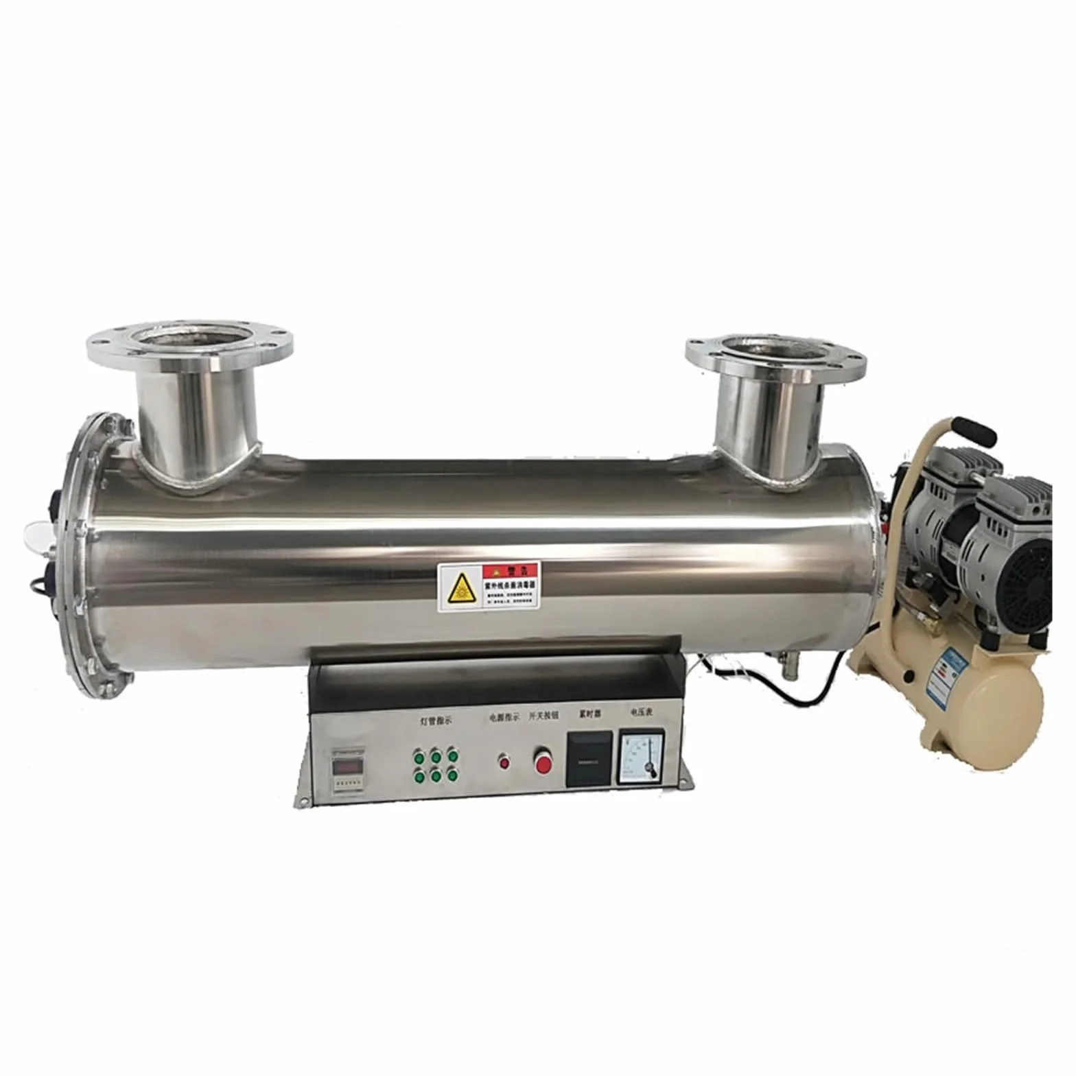 Napój System sterylizatora do uzdatniania wody UV, filtr oczyszczania akwakultury 48gpm 160W Lampa z filtrem świetlnym - Aqua-Pure(UVC-80W-12)
