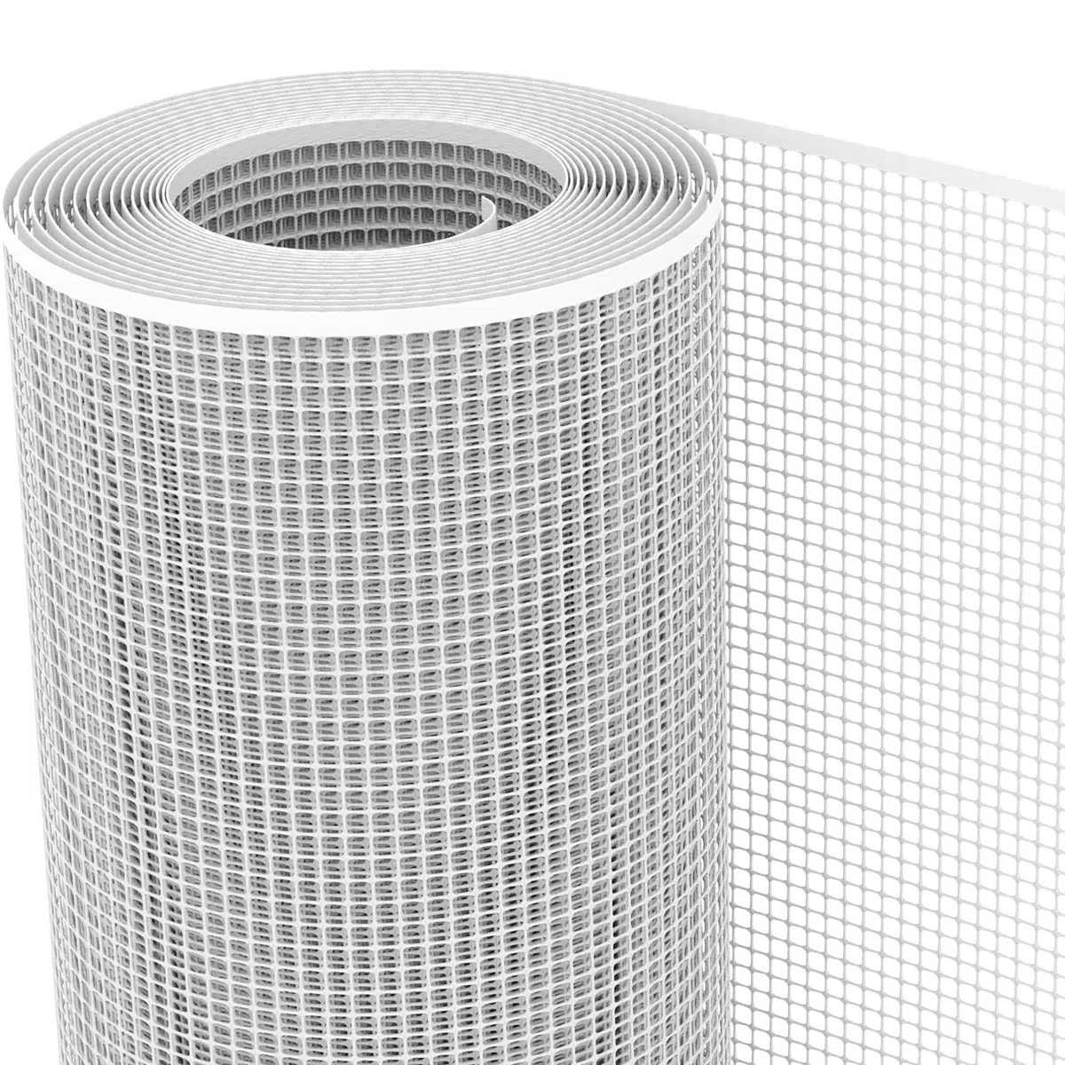 TENAX Quadra 10 Biała siatka plastikowa 1,00x3 m, wielofunkcyjna siatka ochronna na balkony, tarasy, bramy i ogrodzenia