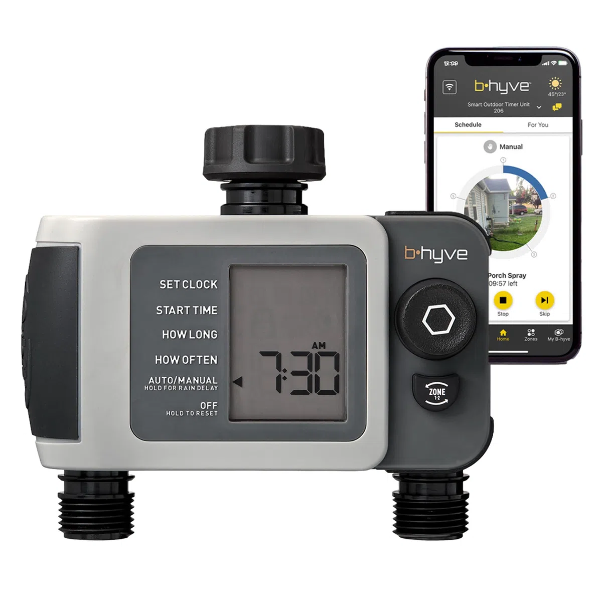 Orbit Timer zraszaczy, szary