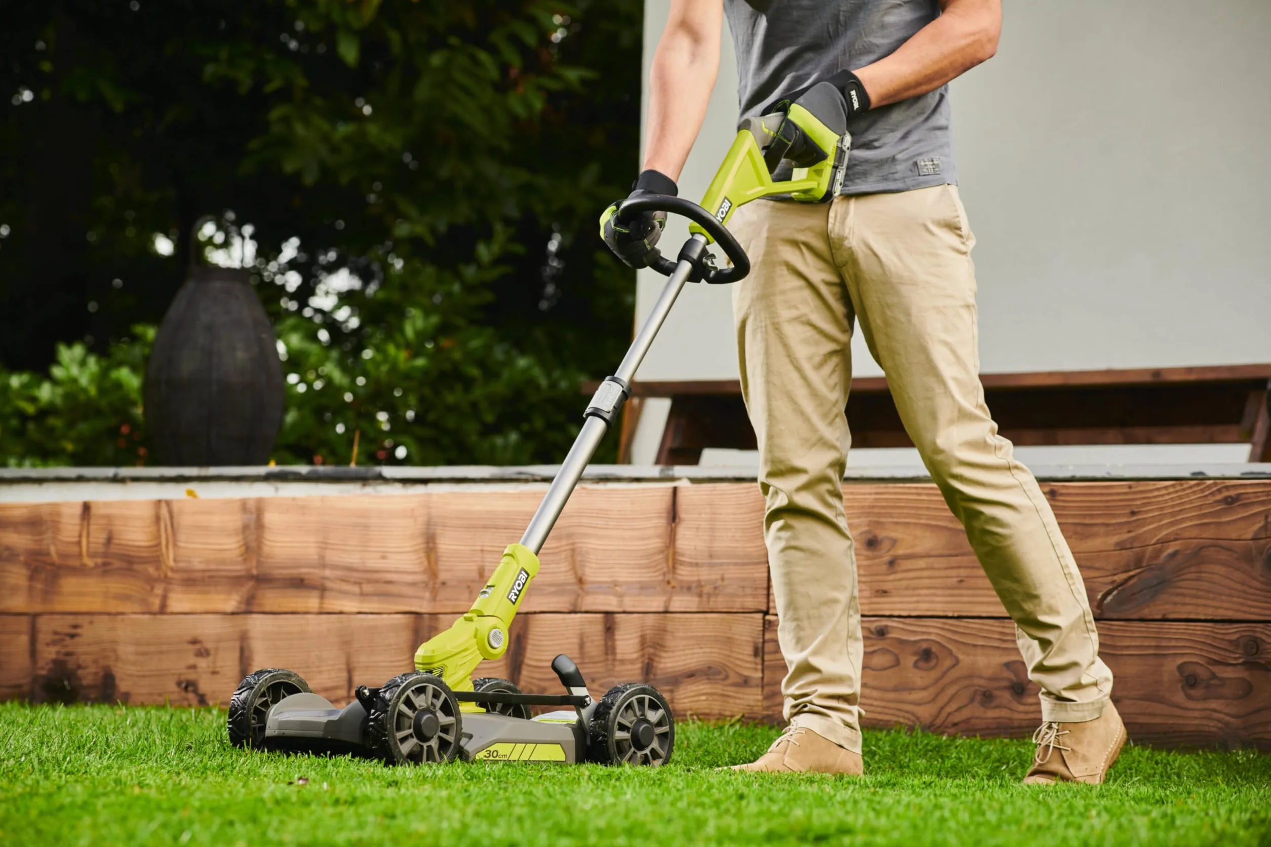 Ryobi Kosiarka 3 w 1 18 V Ø30 cm Mulching RY18LMC30A-120