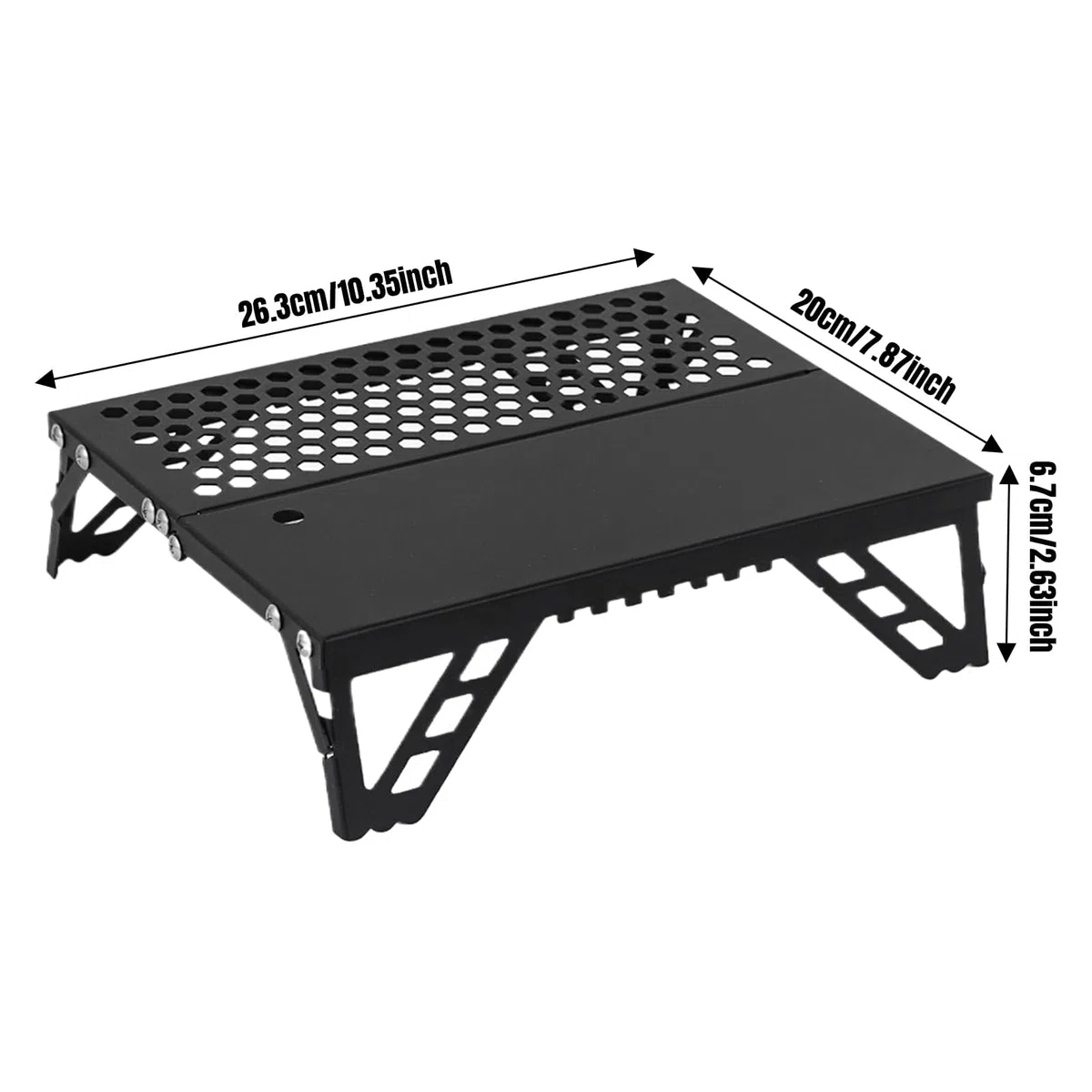 Składany ruszt do grilla ogniskowego ze stopu aluminium, wielofunkcyjny stojak do gotowania na świeżym powietrzu, grille, piknik, patio, imprezy, wędrówki, przenośne akcesoria do grilla