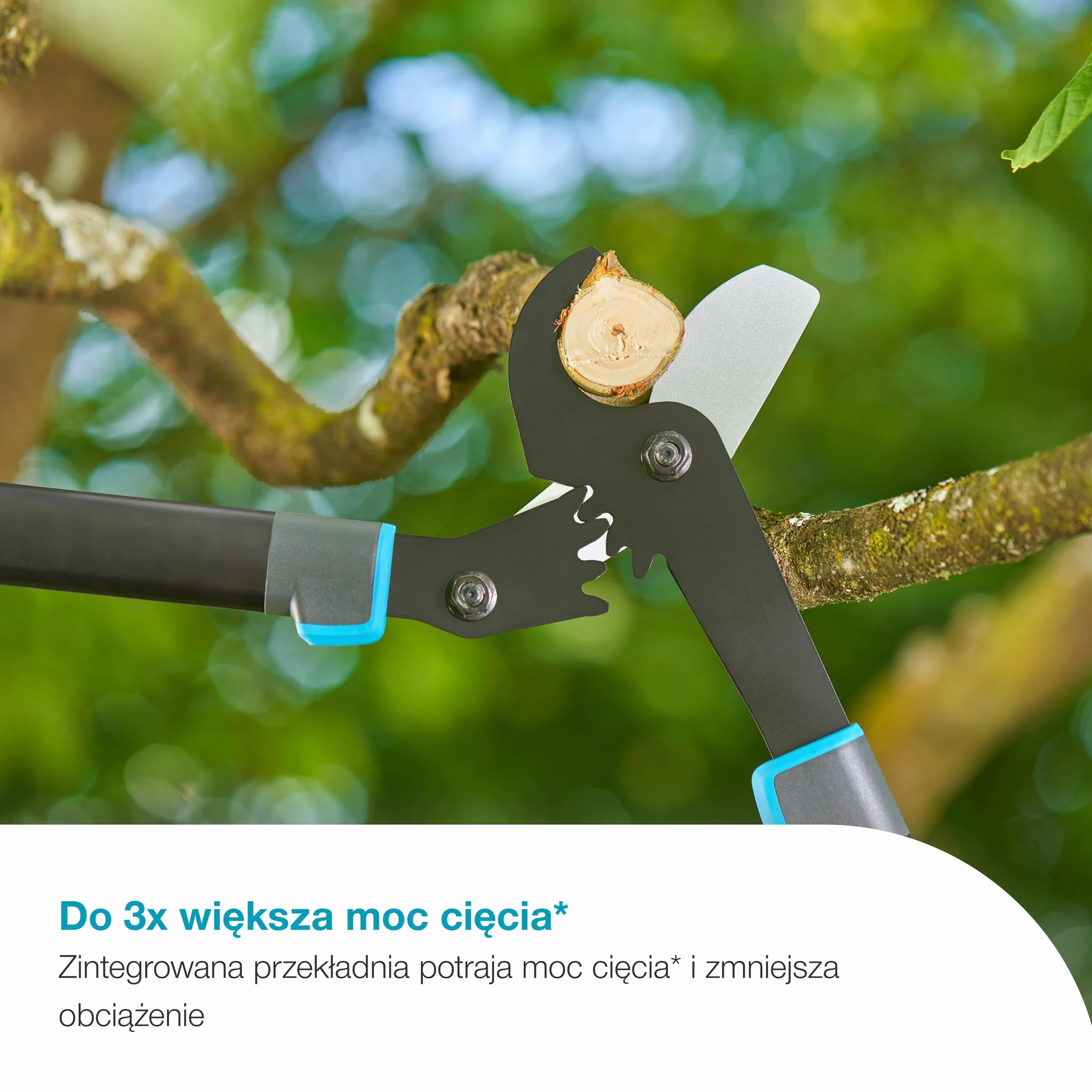 Gardena Sekator EnergyCut Pro L, nożyce do przycinania obejściowego, średnica cięcia 50 mm, precyzyjnie szlifowane ostrza