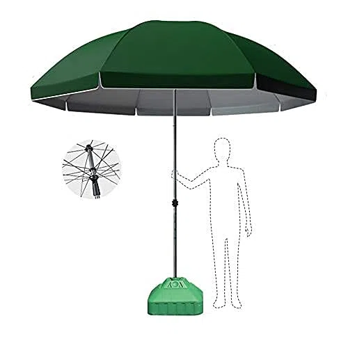 Parasol ogrodowy Duży parasol zewnętrzny, Parasol handlowy, Parasol ogrodowy, Parasol przeciwsłoneczny i przeciwdeszczowy Dwa w jednym, średnica 3,4 m Nadaje się na plażę, taras, dziedziniec