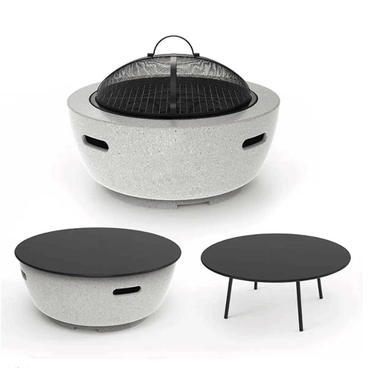 Wielofunkcyjny Outdoor Magnesium Tlenek ogniskowy stolik grilla grilla ogrzewacz ogrodowy przenośny bezdymny kamień brazier
