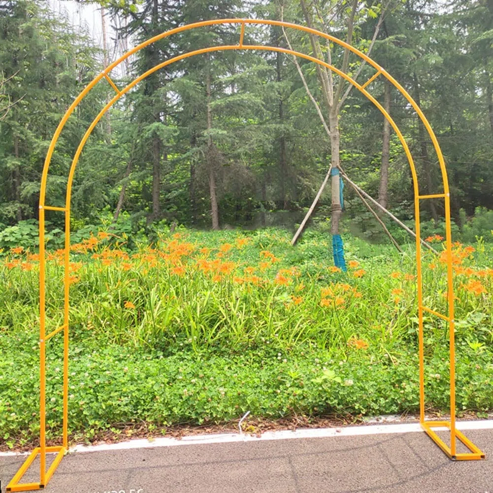 Metalowa altana pergola z łukiem róży do roślin pnących, odporna na warunki atmosferyczne, łuk ogrodowy na wesele, dekoracje weselne, szeroka altana, do różnych roślin pnących