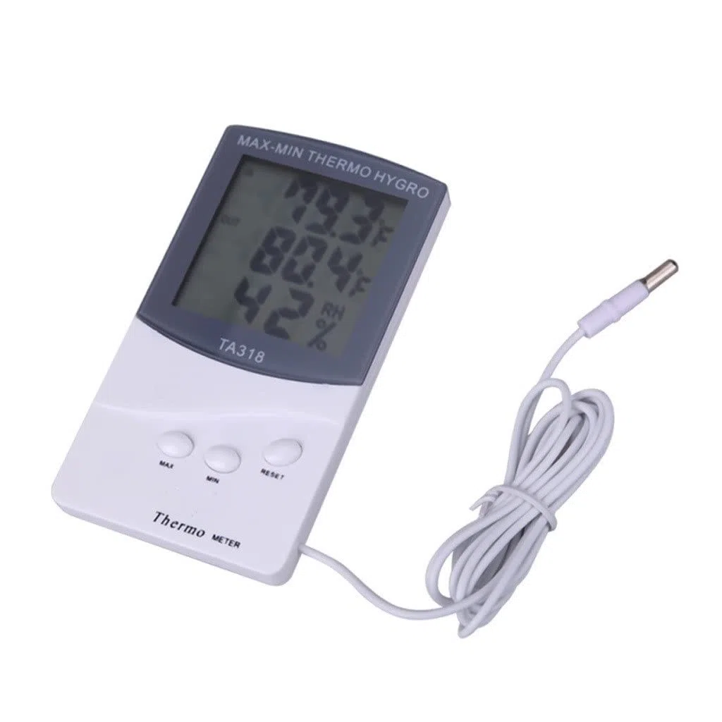 Termometry wewnętrzne i zewnętrzne, domowe termometry elektroniczne i higrometry, duży ekran, mierniki temperatury i wilgotności z sondami