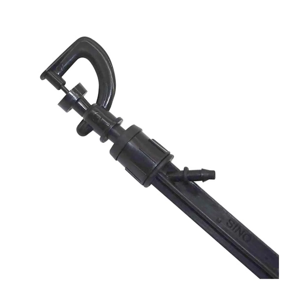 Ogrodowy system nawadniania trawnika zraszacz ogrodowy zraszacz do paznokci w ogrodzie obrotowy w kształcie litery G wąż 4/7 mm zraszacz do nawadniania rolniczego 100 sztuk