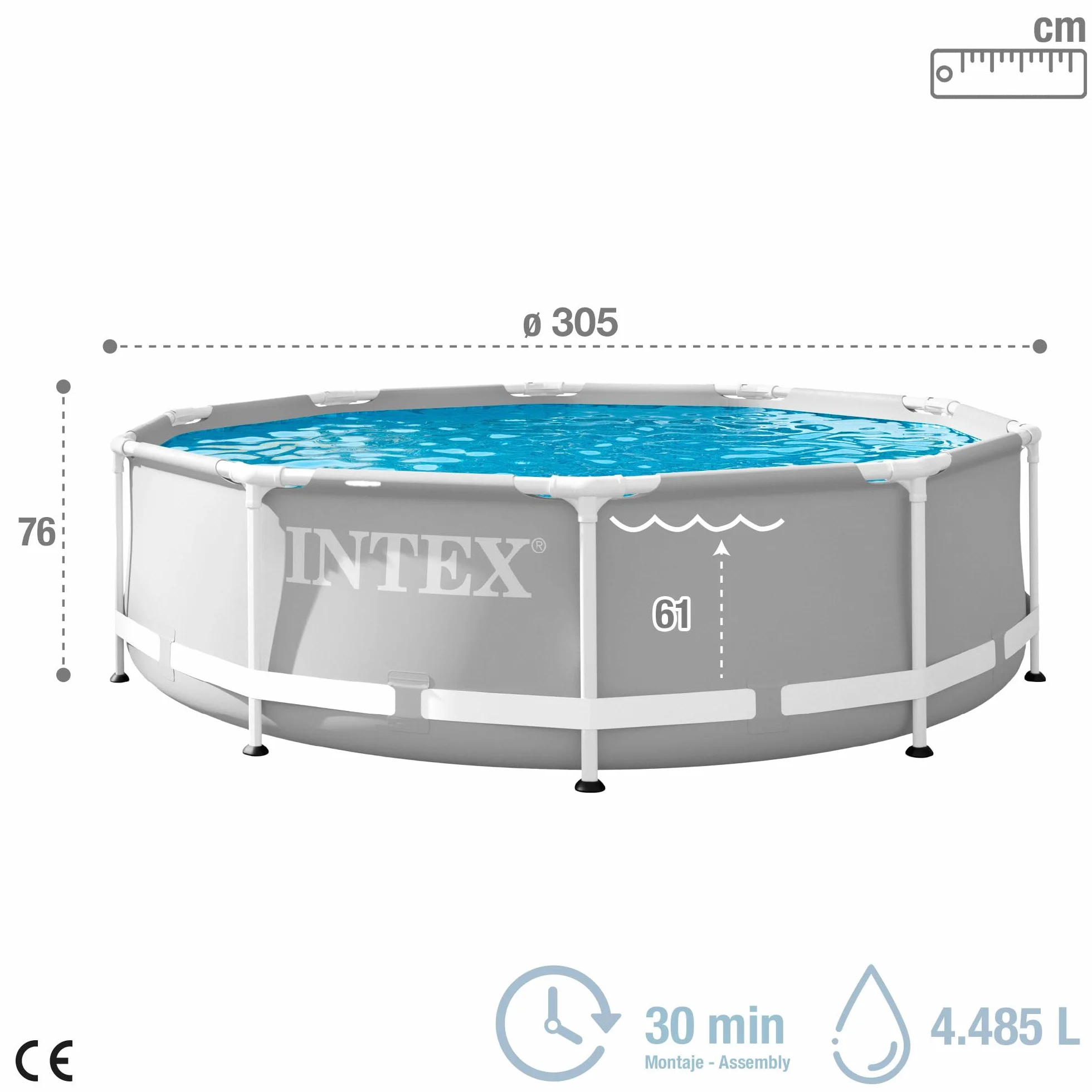 Intex Basen Ogrodowy 26700 4,485 L