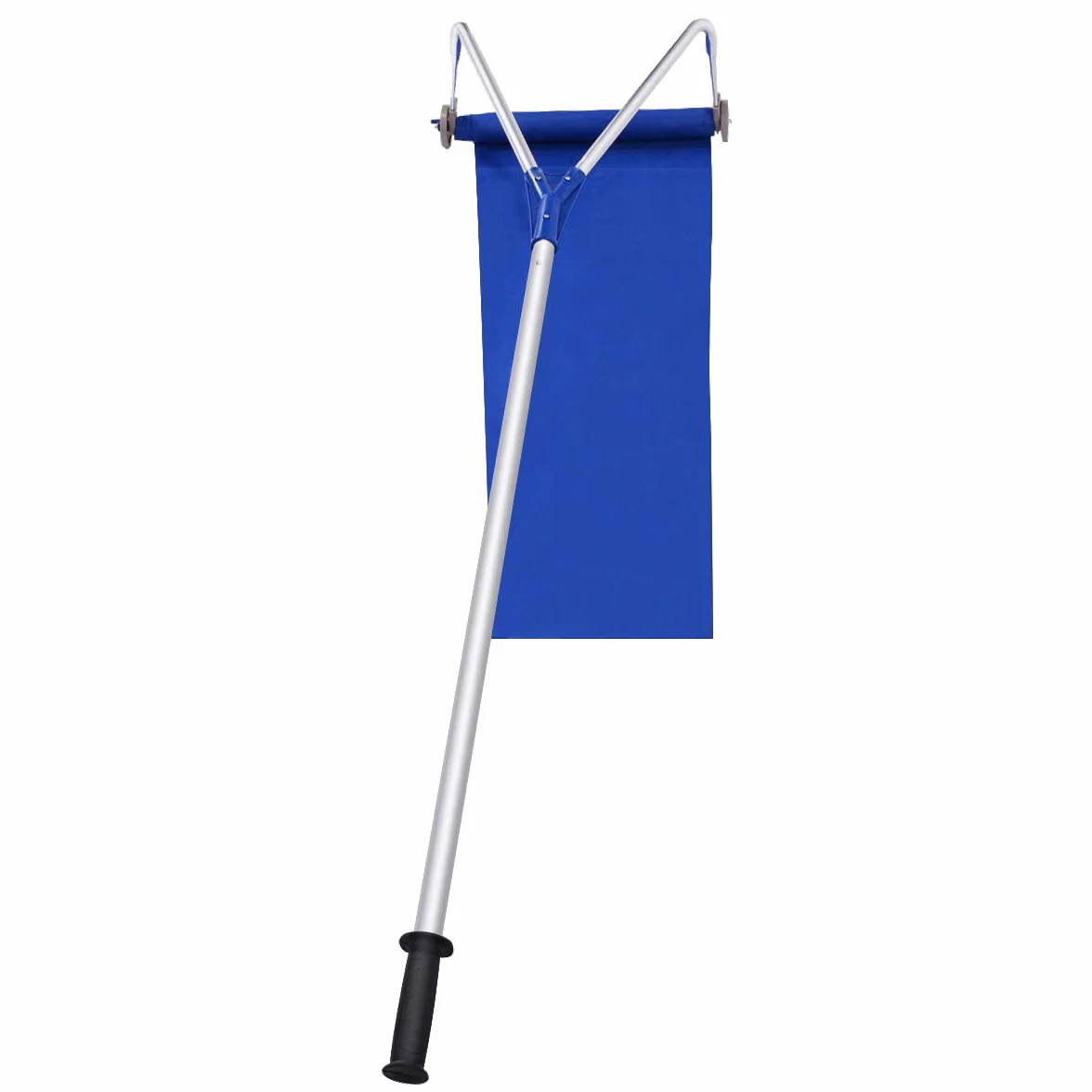 GOPLUS Grabie dachowe, 661 cm, z wysuwanymi rurami aluminiowymi, zjeżdżalnia z tkaniny Oxford i antypoślizgowym uchwytem, grabie dachowe, do usuwania śniegu i mokrych liści, PQ4169DE