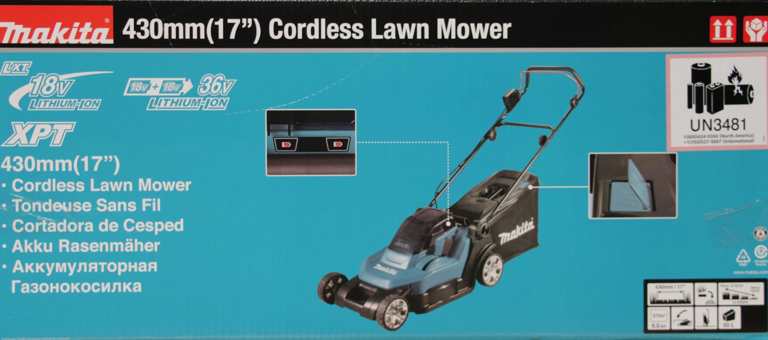 Makita Twin Kosiarka 950 m²