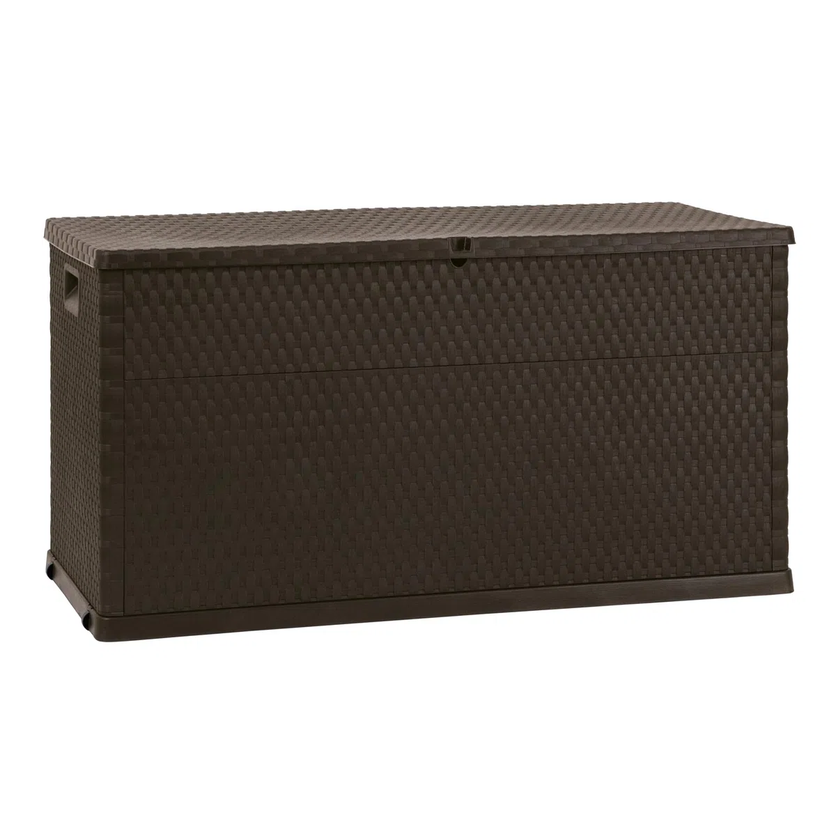 Toomax Multibox rattanowe pudełko do przechowywania mebli ogrodowych, 420 l, brązowe, pudełko na poduszkę, odporne na warunki atmosferyczne, 420 l, wys. 63,5 x szer. 120 cm x gł. 56 cm