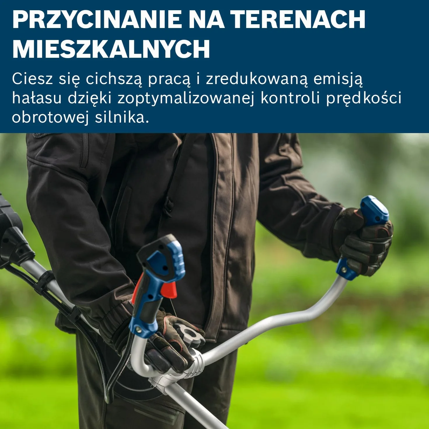 Bosch PRO Wykaszarka akumulatorowa GFR18V-25 BH (silnik bezszczotkowy 600 W, średnica cięcia ostrzem: 25 cm, średnica cięcia nicią: 40 cm, bez akumulatora)