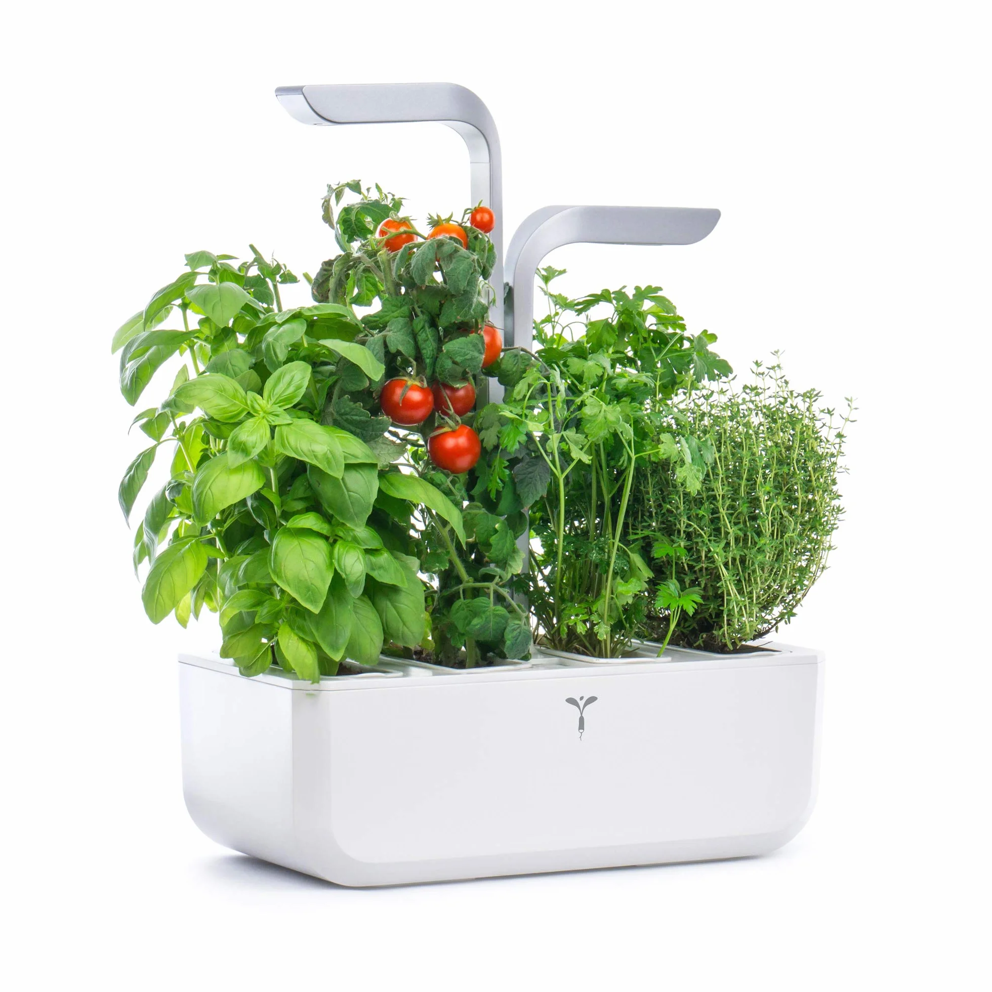 Véritable® SMART Arctic White - Technologia ADAPT 'LIGHT - Wewnętrzny ogród warzywny Made in France - - Inteligentny ogród autonomiczny dostarczany z 4 wkładami roślinnymi Lingots®