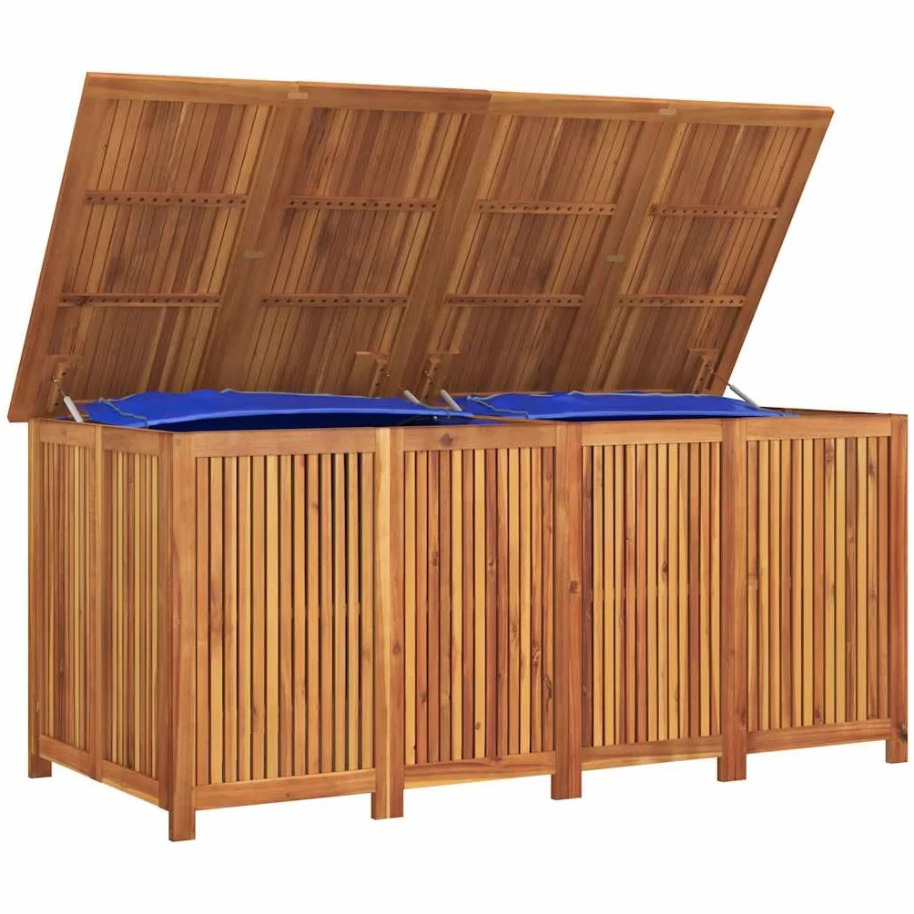 vidaXL Skrzynia ogrodowa 200x80x75 cm lite drewno akacjowe pojemnik do przechowywania