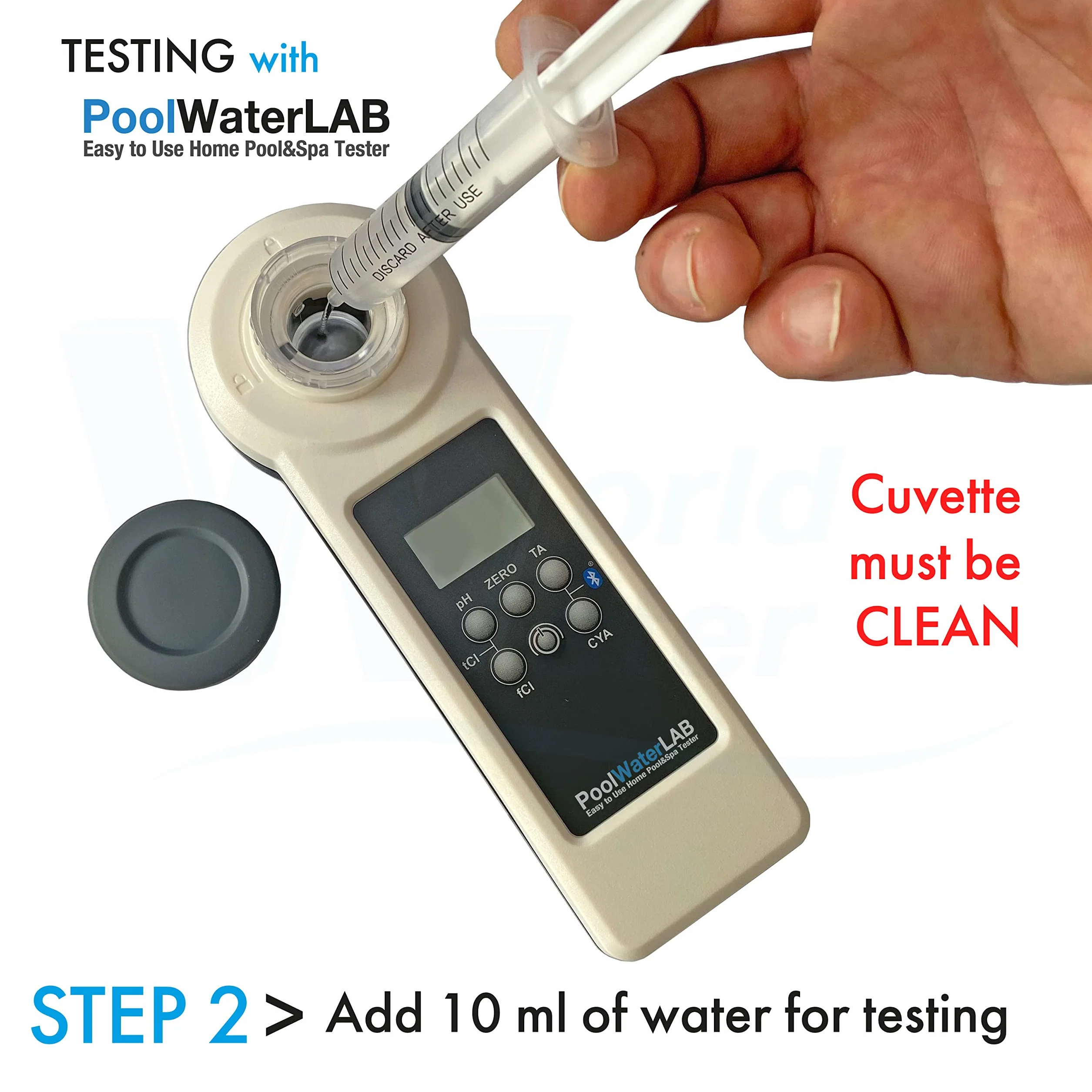 PoolLab 1.0 Special Edition 13 w 1 elektroniczny tester wody z 70 tabletkami testowymi