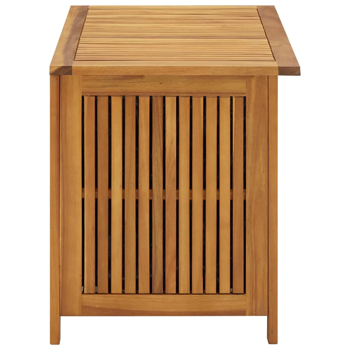 ShGaxin Schowek ogrodowy, zewnętrzna Arcon, Baul Garden Storage, ogrodowa skrzynia, skrzynia ogrodowa na zewnątrz, akacja lite drewno 90x50x58 cm