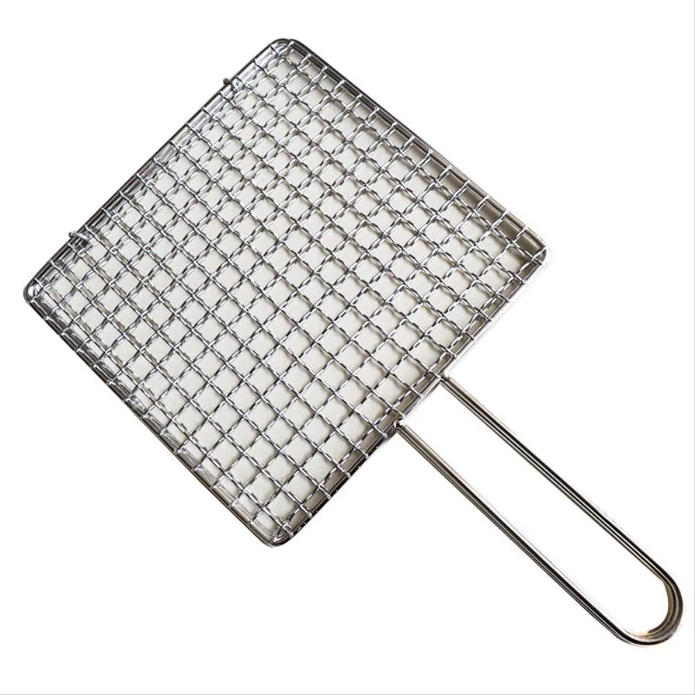 Narzędzie do grillowania, kosz do grillowania na grilla, pogrubiony klips ze stali nierdzewnej bije akcesoria do grilla akcesoria do warzyw szynka do grillowania