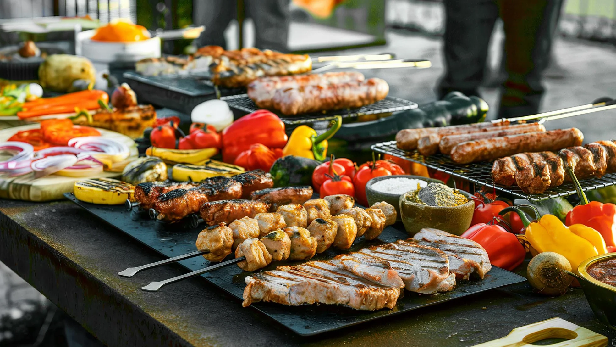 Teesa Grill Gazowy Ogrodowy BBQ MASTER 5 Palników 17kW Termometr