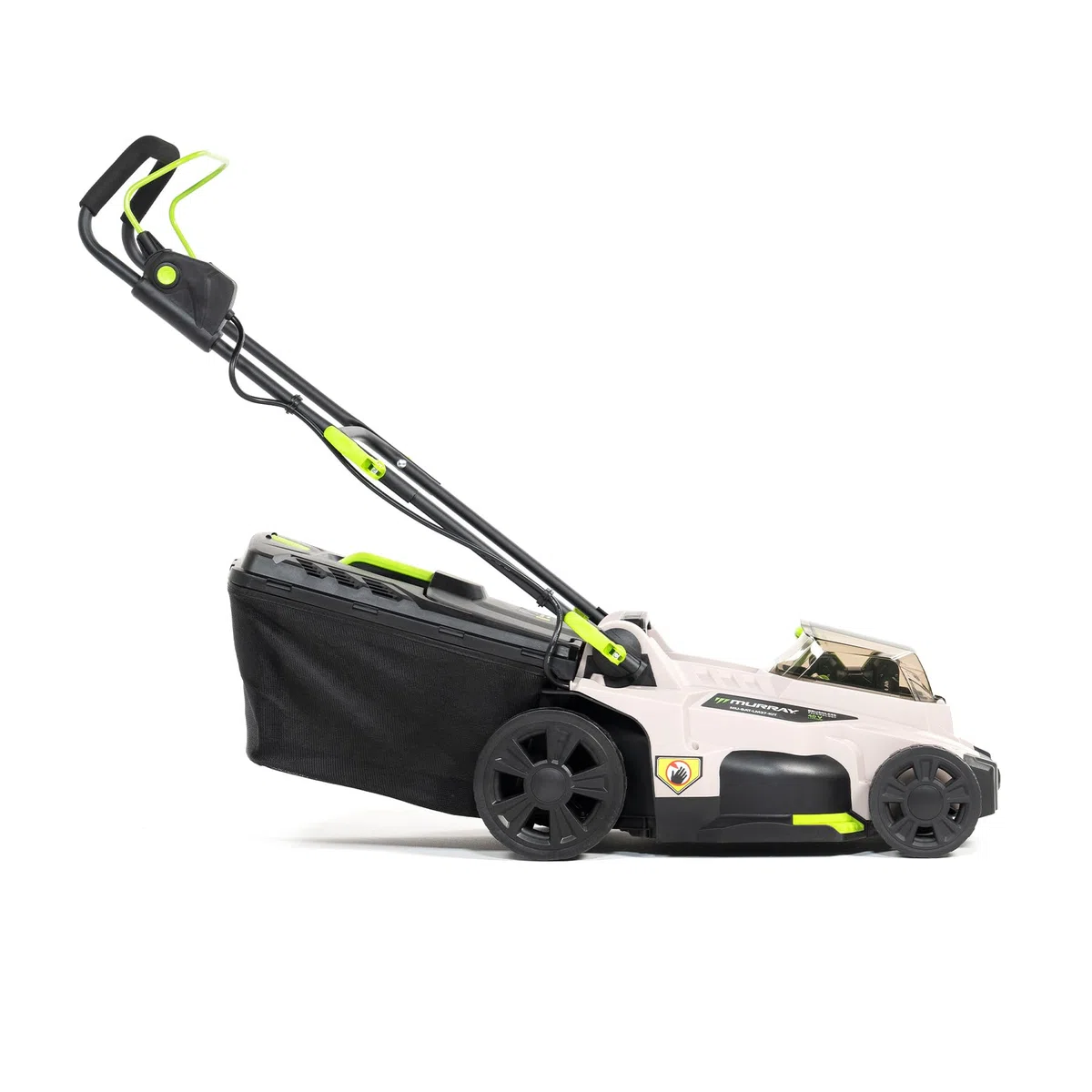 Murray Akumulatorowa kosiarka 2 x 20 V Li-Ion z silnikiem indukcyjnym (2900/min) MU-BAT-LM37-KIT - szerokość cięcia 37 cm, kosz na trawę 35 l, 6-stopniowa regulacja wysokości koszenia – mulczowanie