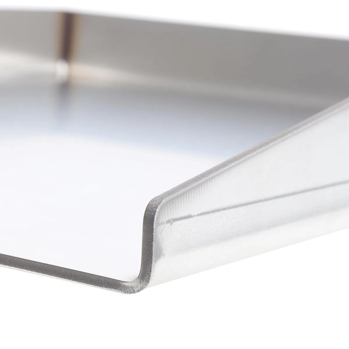 WELL GRILL Plancha uniwersalna płyta grillowa, patelnia grillowa, 20 x 30 cm, masywna stal nierdzewna, prostokątna tacka grillowa, pasuje do grilla gazowego Weber Outback Landmann Char-Broil i grilla na węgiel drzewny