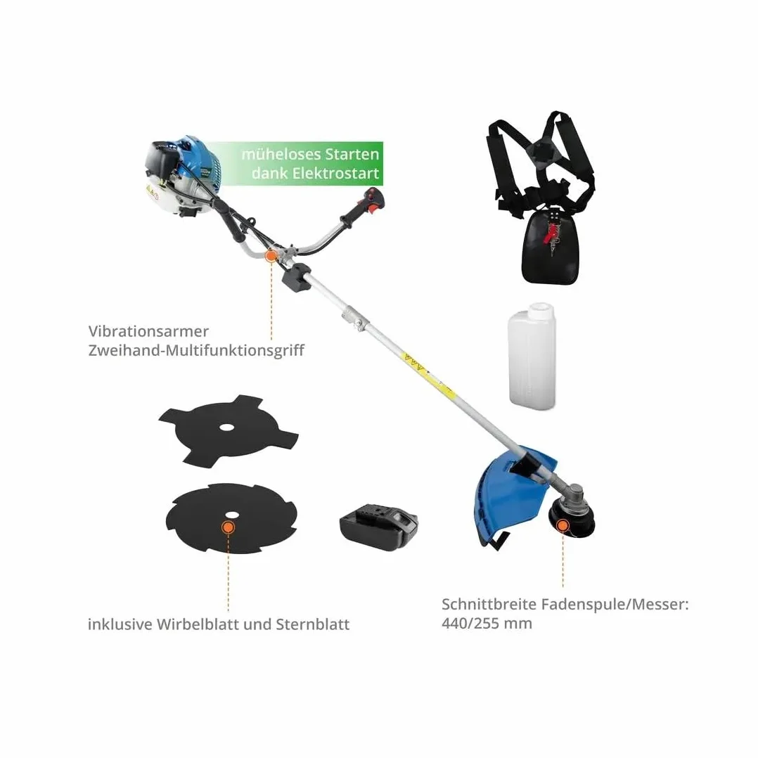 Güde Podkaszarka GFS 52.3E 52 cm³ 1,45 kW 44 cm szerokość cięcia rozruch elektryczny