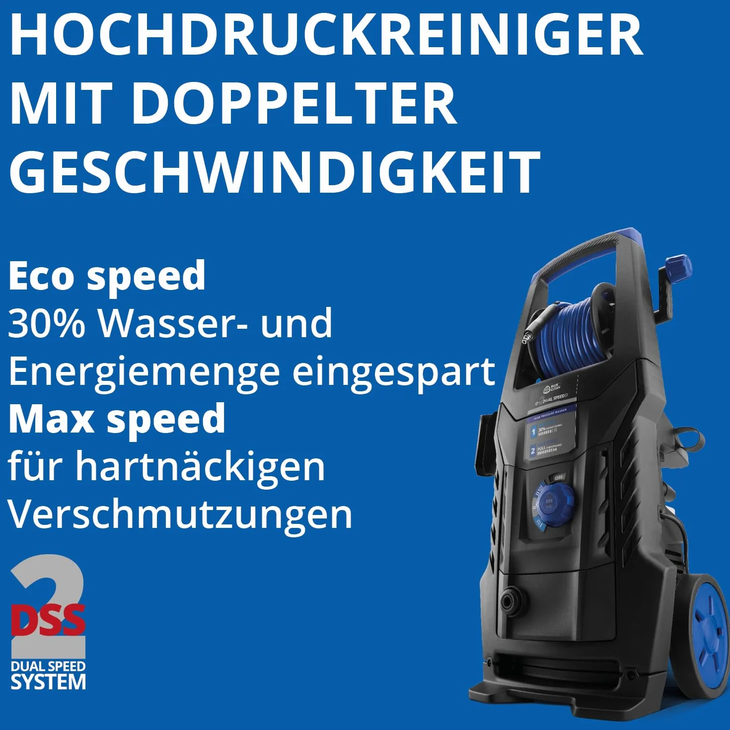 AR Blue Clean Myjka wysokociśnieniowa e-2DUALSPEED 2200 W 160 bar 460 l/h