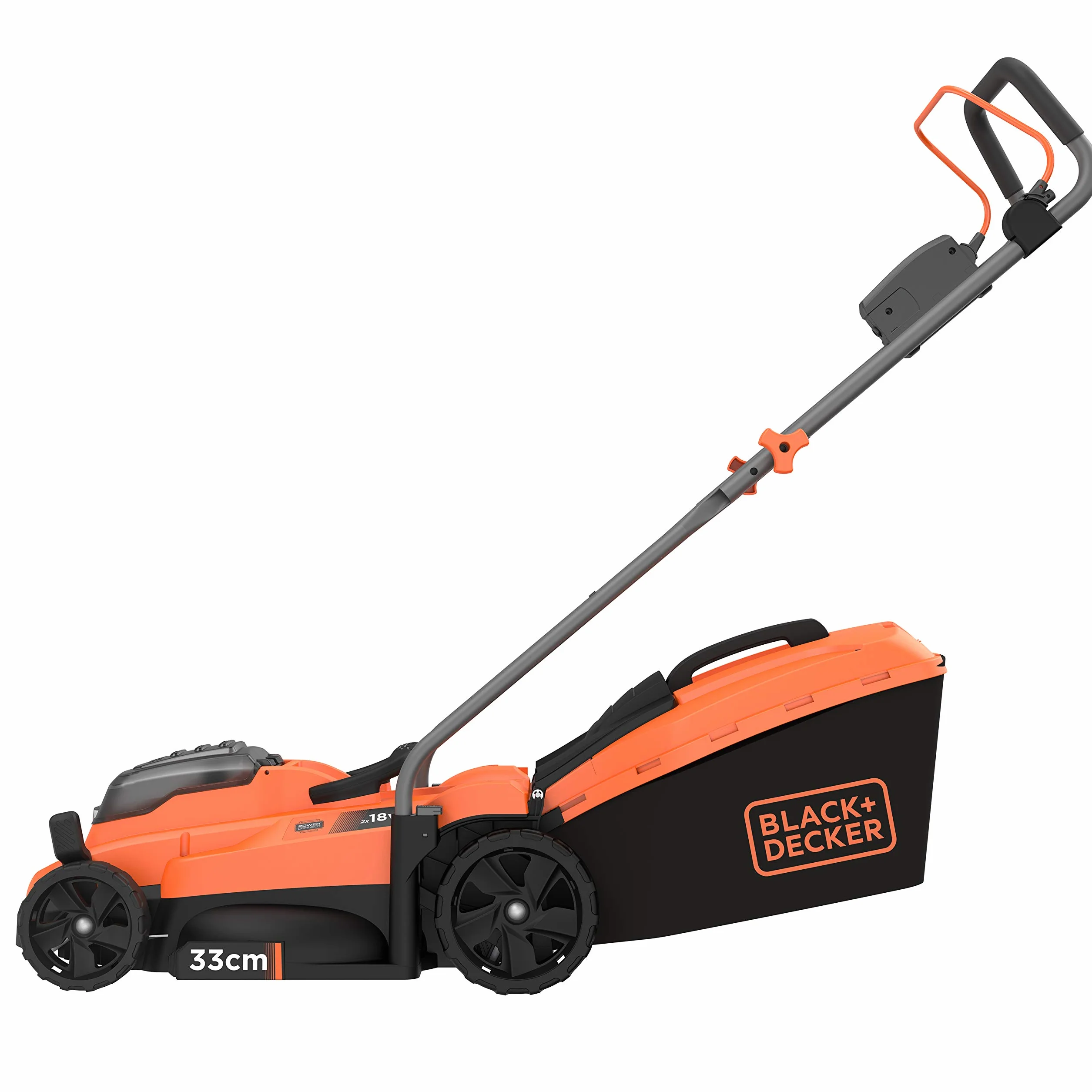 BLACK+DECKER Kosiarka akumulatorowa 18 V BCMW3318N-XJ pomarańczowy czarny