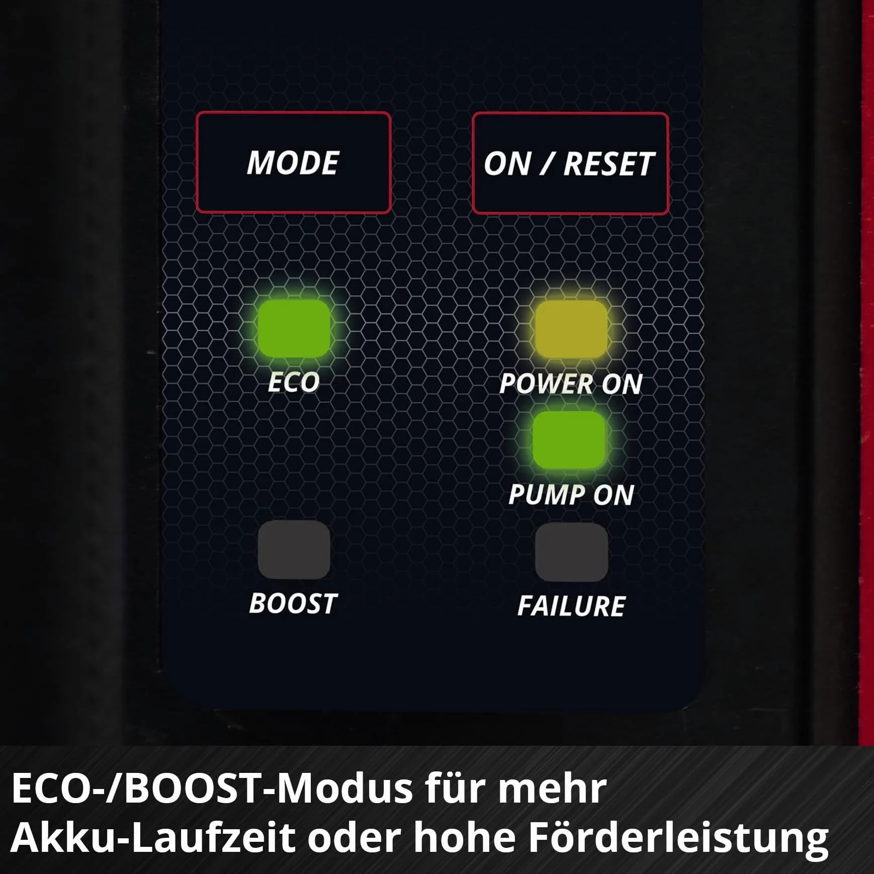 Einhell Automatyczne akumulatorowa pompa ogrodowa AQUINNA 36/38 F LED AUTOMATIC Power X-Change (36 V, maks. 3800 l/h, funkcja automatyczna, ECO/BOOST, filtr wstępny, bez akumulatora)
