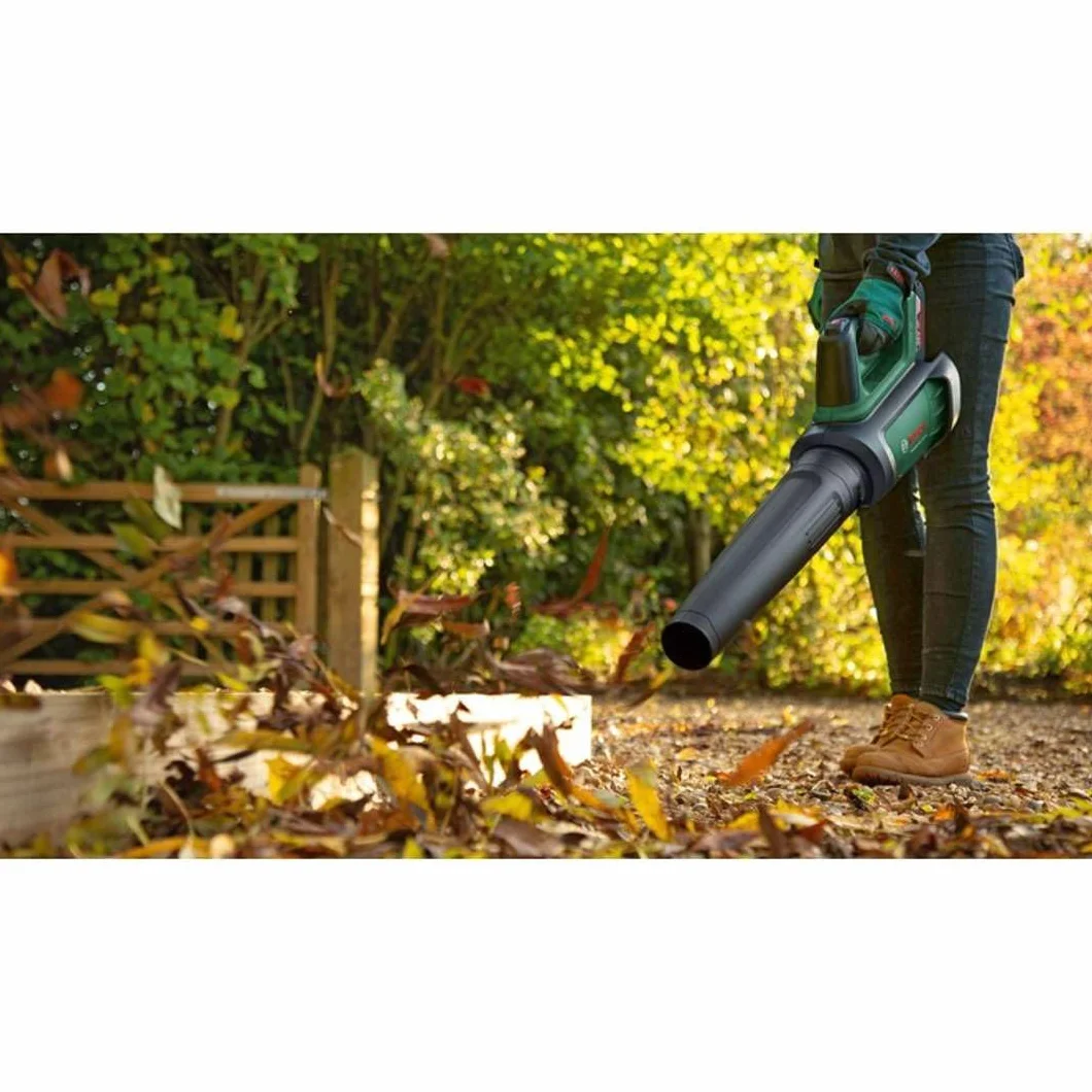 Bosch Home and Garden Akumulatorowa Dmuchawa do Liści, 36V-750, Bez Akumulatora, System 36V, do Usuwania Zalegających Liści i Porządkowania Dużych Terenów, Waga 2.8 kg, Opakowanie Kartooptymalne