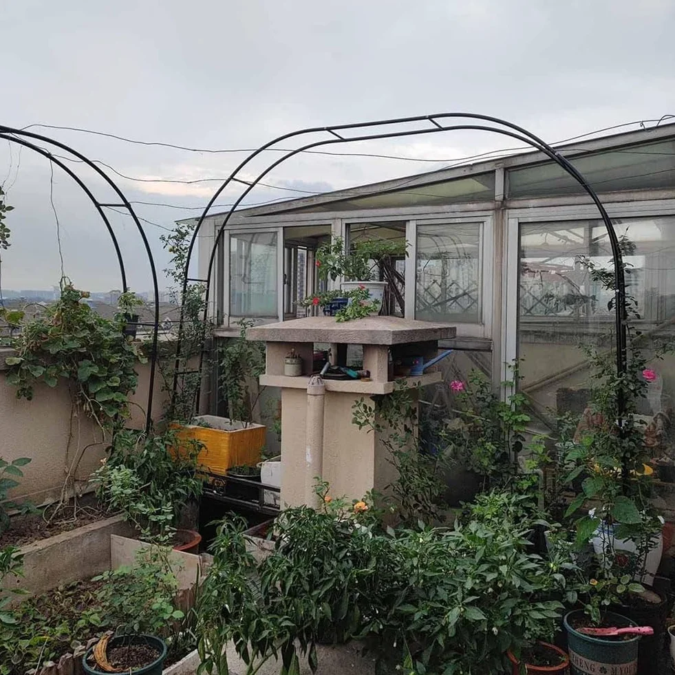 Czarna stalowa altanka ogrodowa łuk ślubny metalowa altanka Pergola rama rurowa krata brama do pnącza róże winorośli 180Cm 140Cm 240Cm szerokości,Black,W3.5M*H2.2M